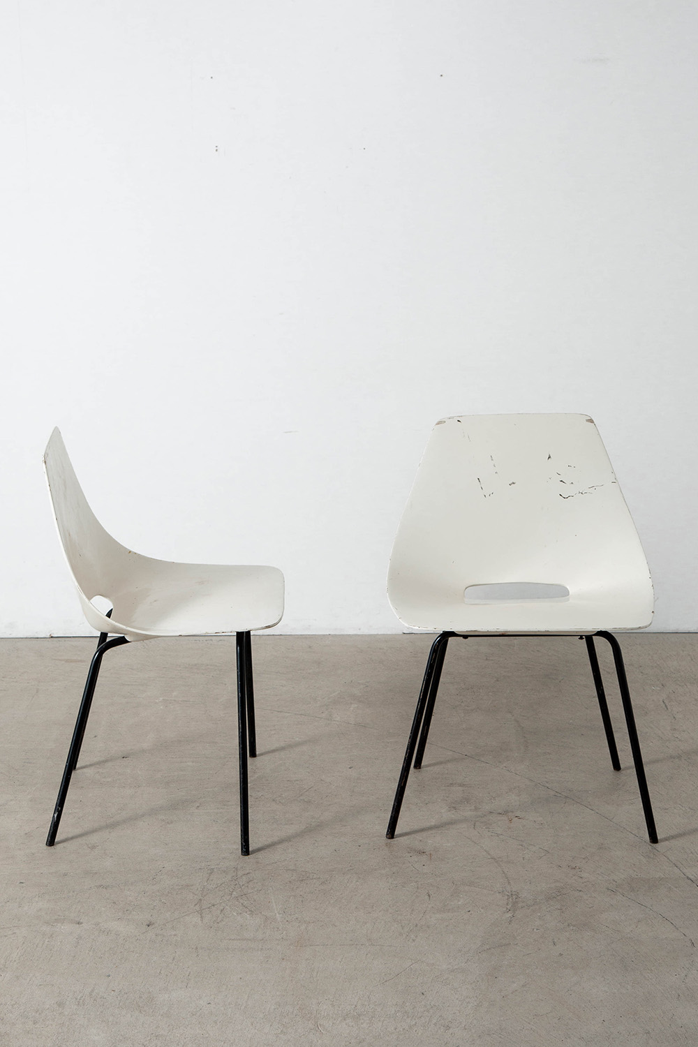 ‘Amsterdam’ Chair by Pierre Guariche for Stainer in White