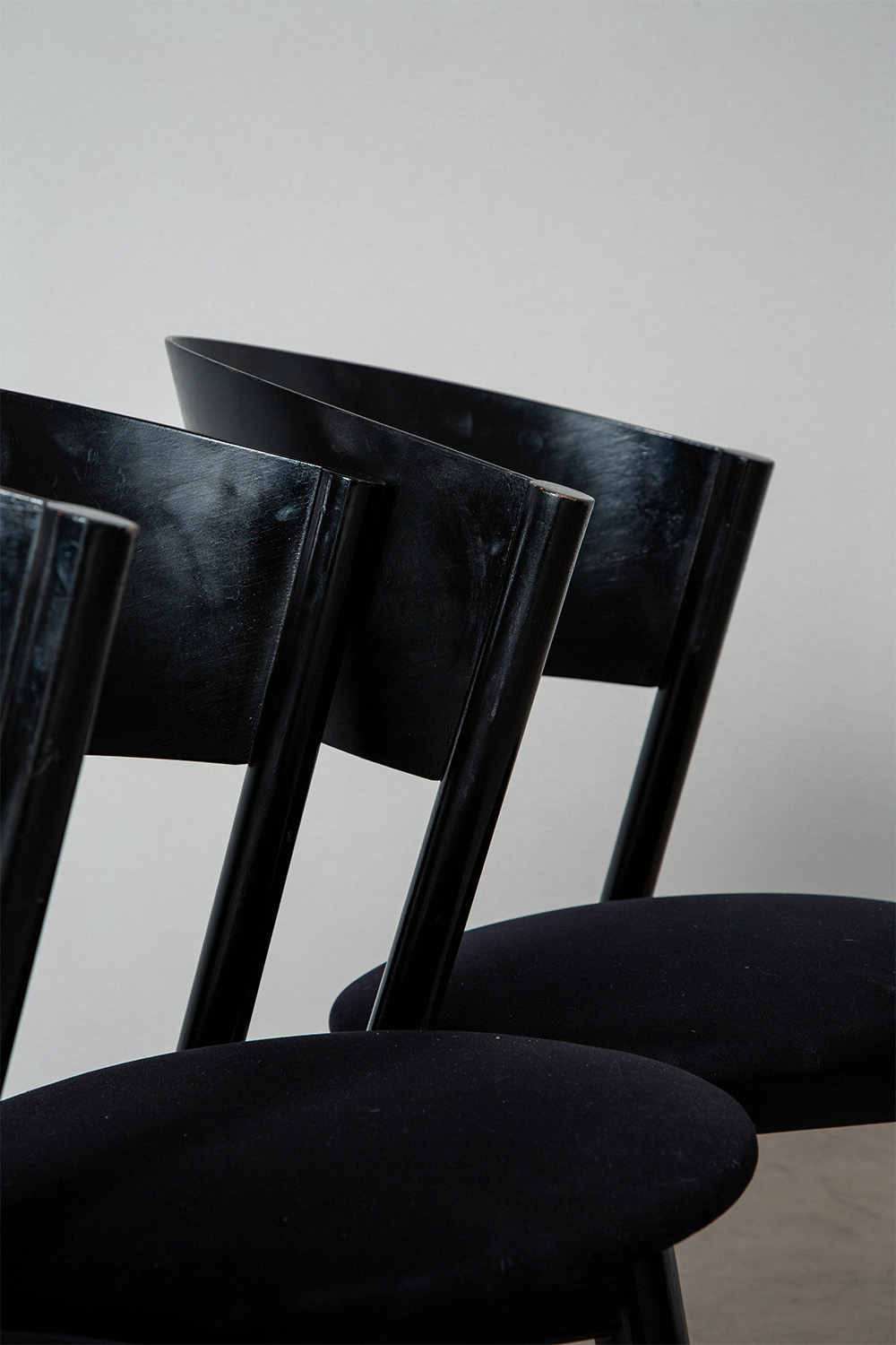 ‘Divina’ Chair by Pete Sans in Wood and Fabric