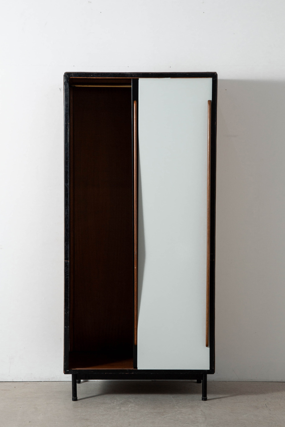 Wardrobe by Willy Van Der Meeren for Tubax in Metal and Wood