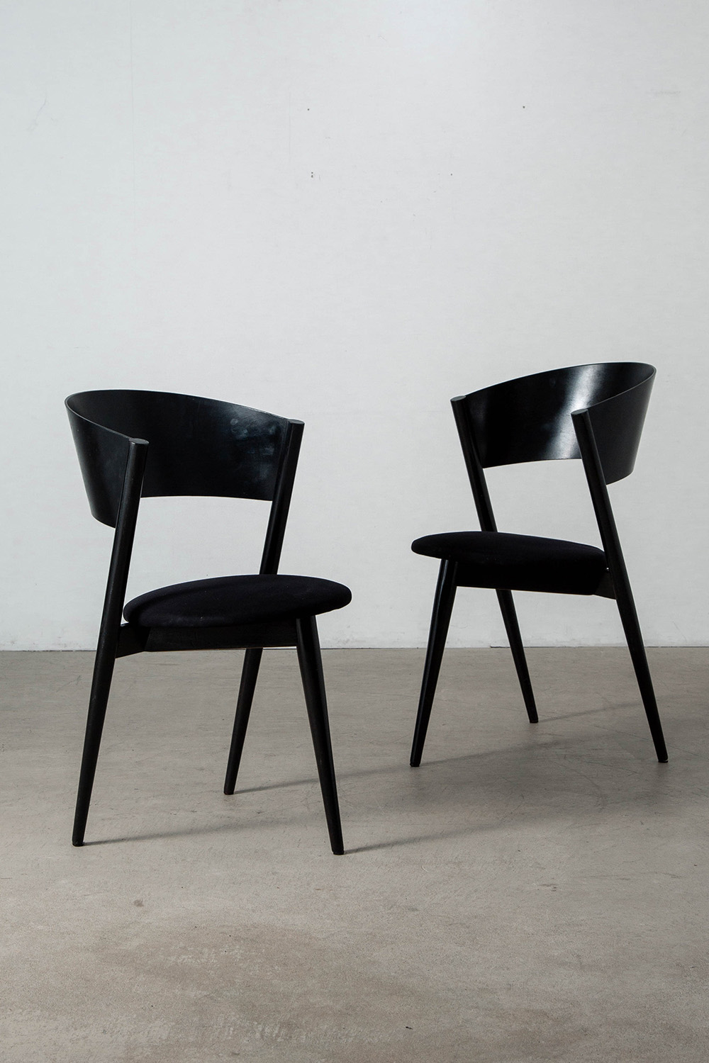 ‘Divina’ Chair by Pete Sans in Wood and Fabric