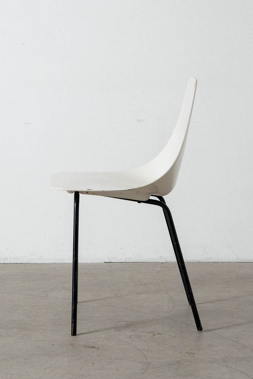 ‘Amsterdam’ Chair by Pierre Guariche for Stainer in White