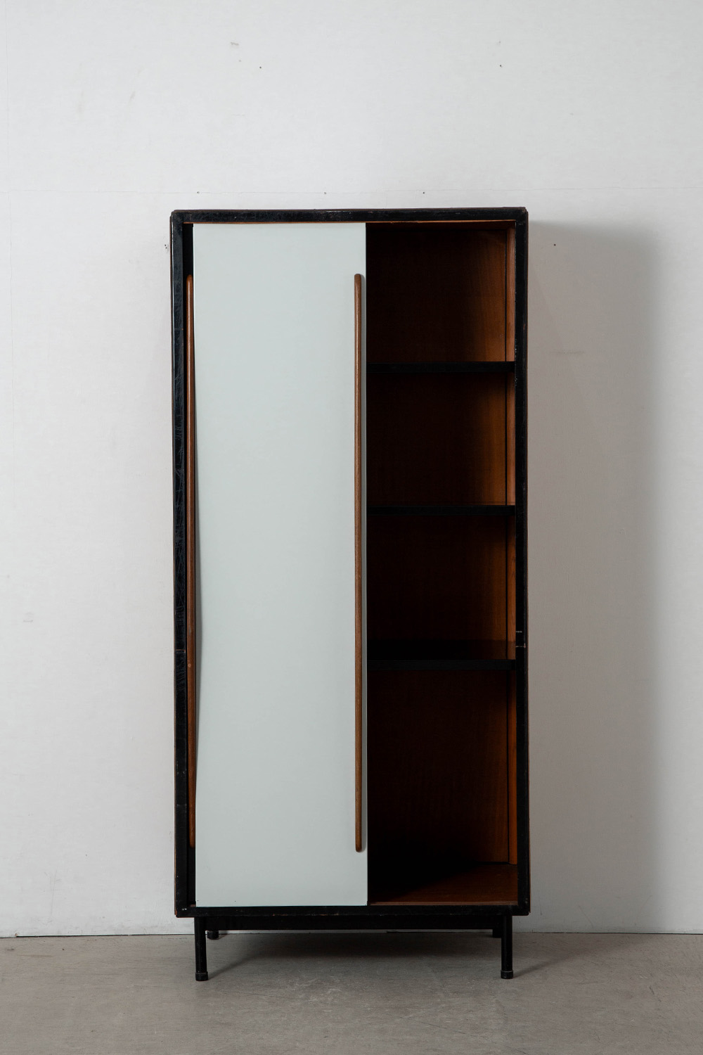 Wardrobe by Willy Van Der Meeren for Tubax in Metal and Wood