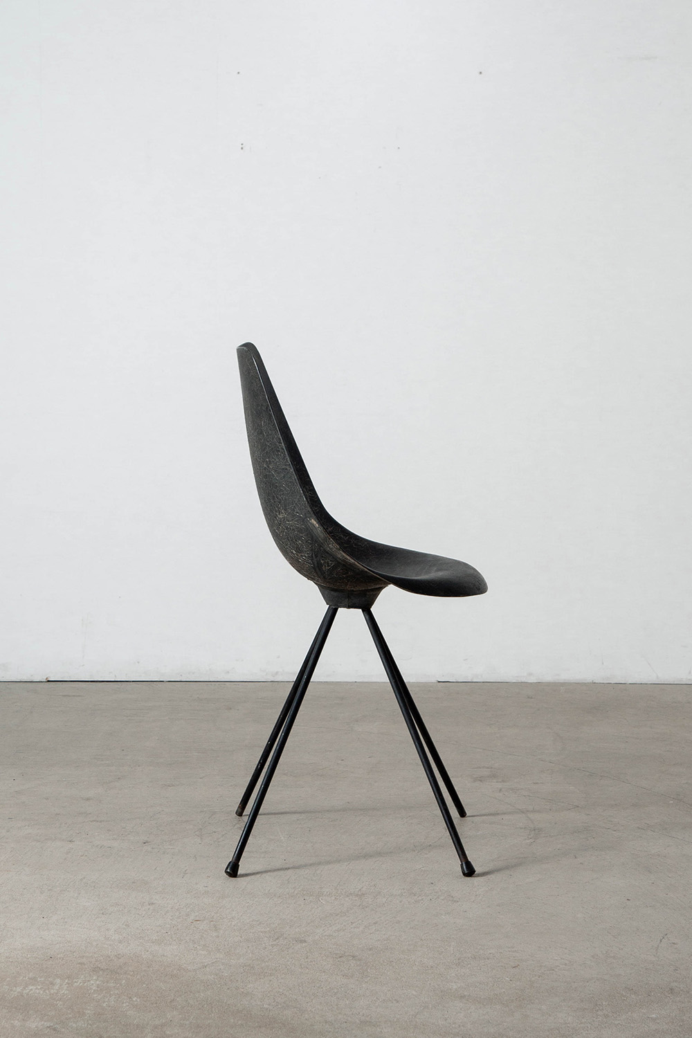 Dining Chair by Jean-René Picard for SETA in Glassfiber and Steel