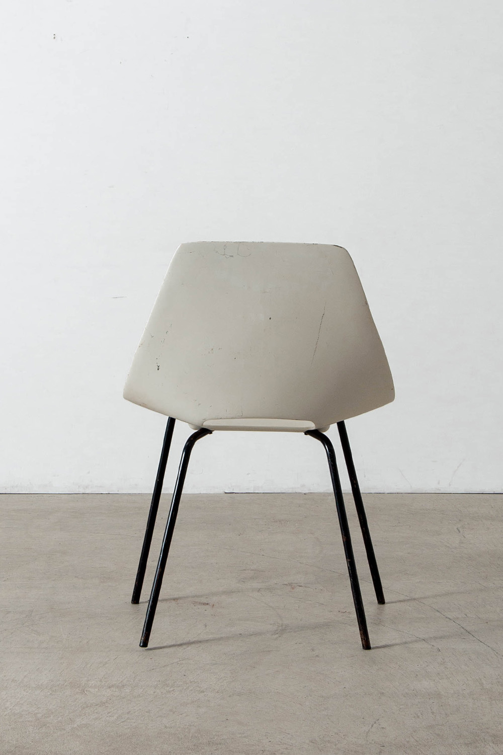 ‘Amsterdam’ Chair by Pierre Guariche for Stainer in White