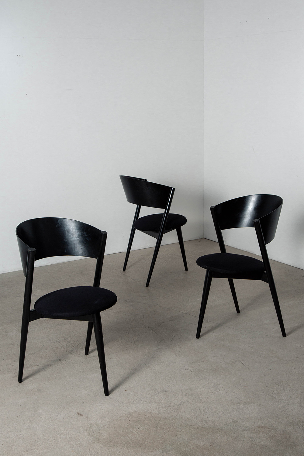 ‘Divina’ Chair by Pete Sans in Wood and Fabric