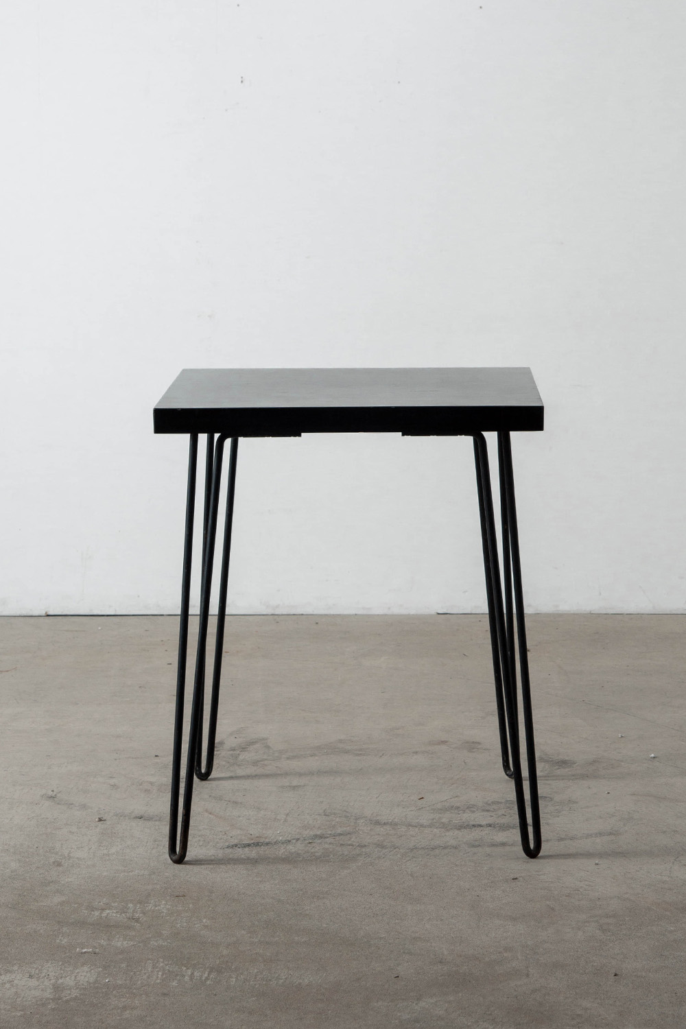 Side Table in Wood and Steel