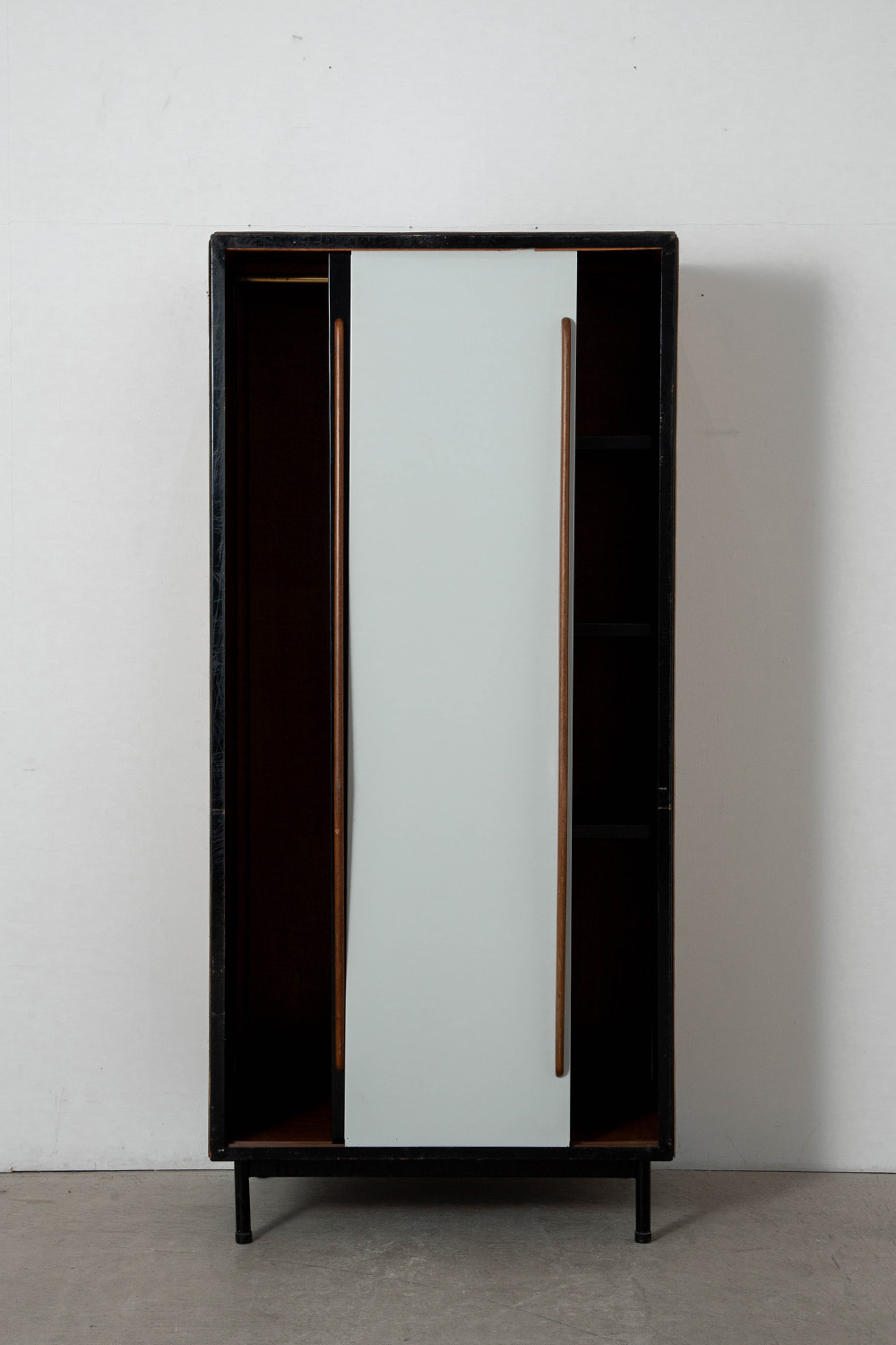 Wardrobe by Willy Van Der Meeren for Tubax in Metal and Wood