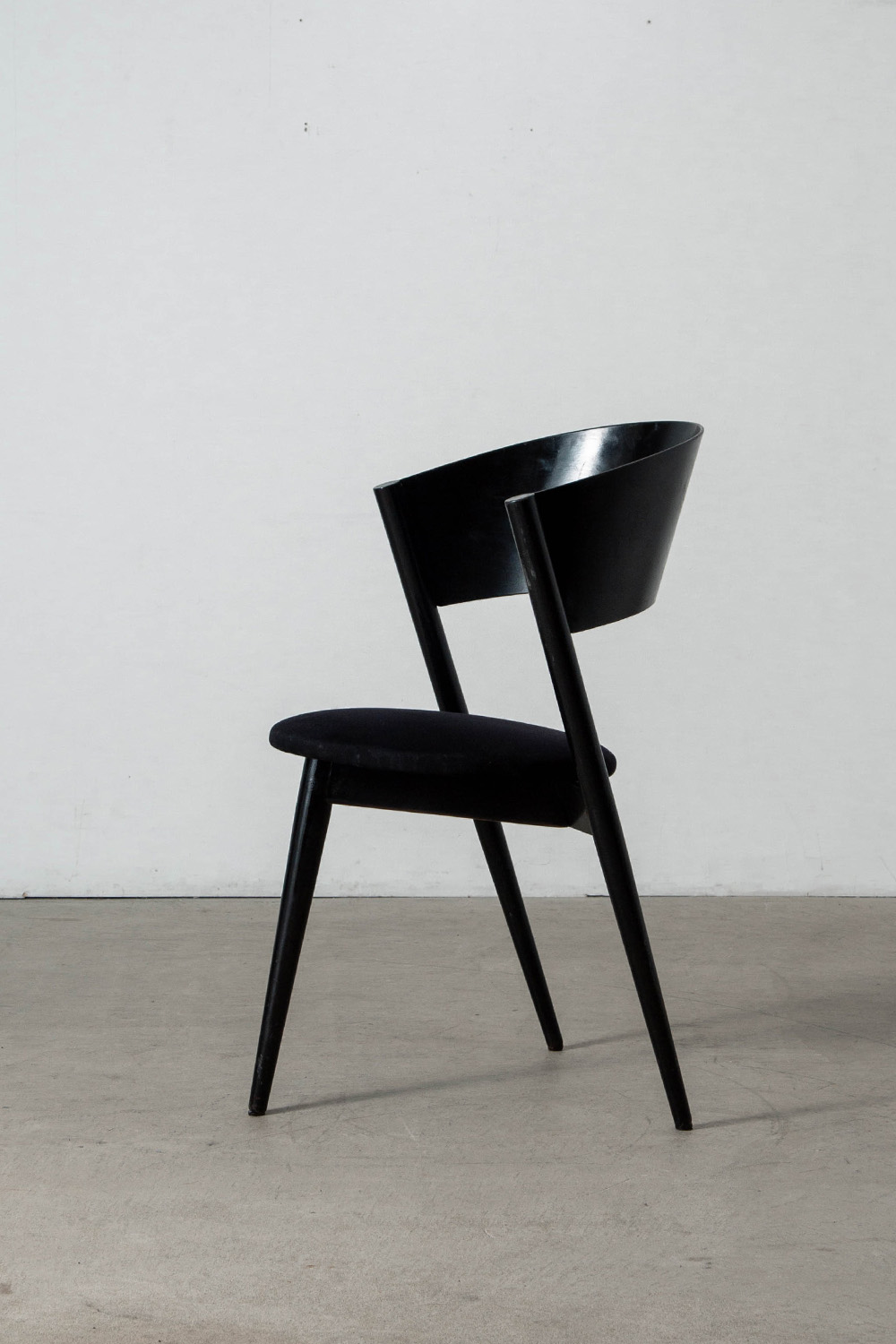 ‘Divina’ Chair by Pete Sans in Wood and Fabric