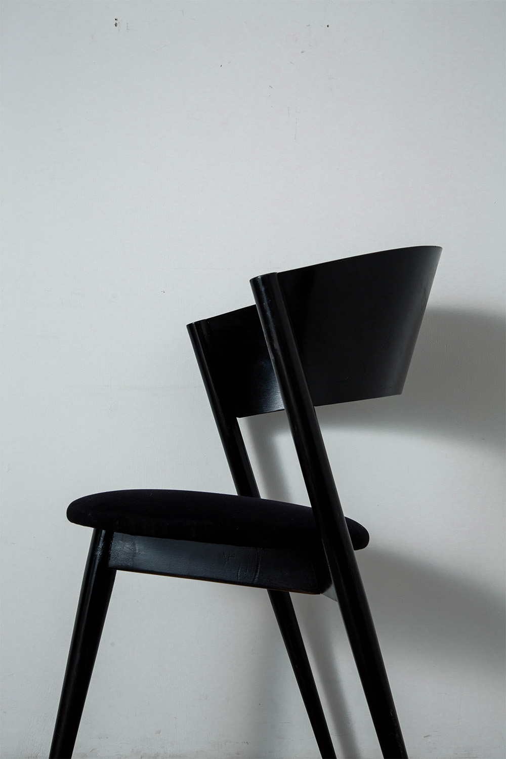 ‘Divina’ Chair by Pete Sans in Wood and Fabric