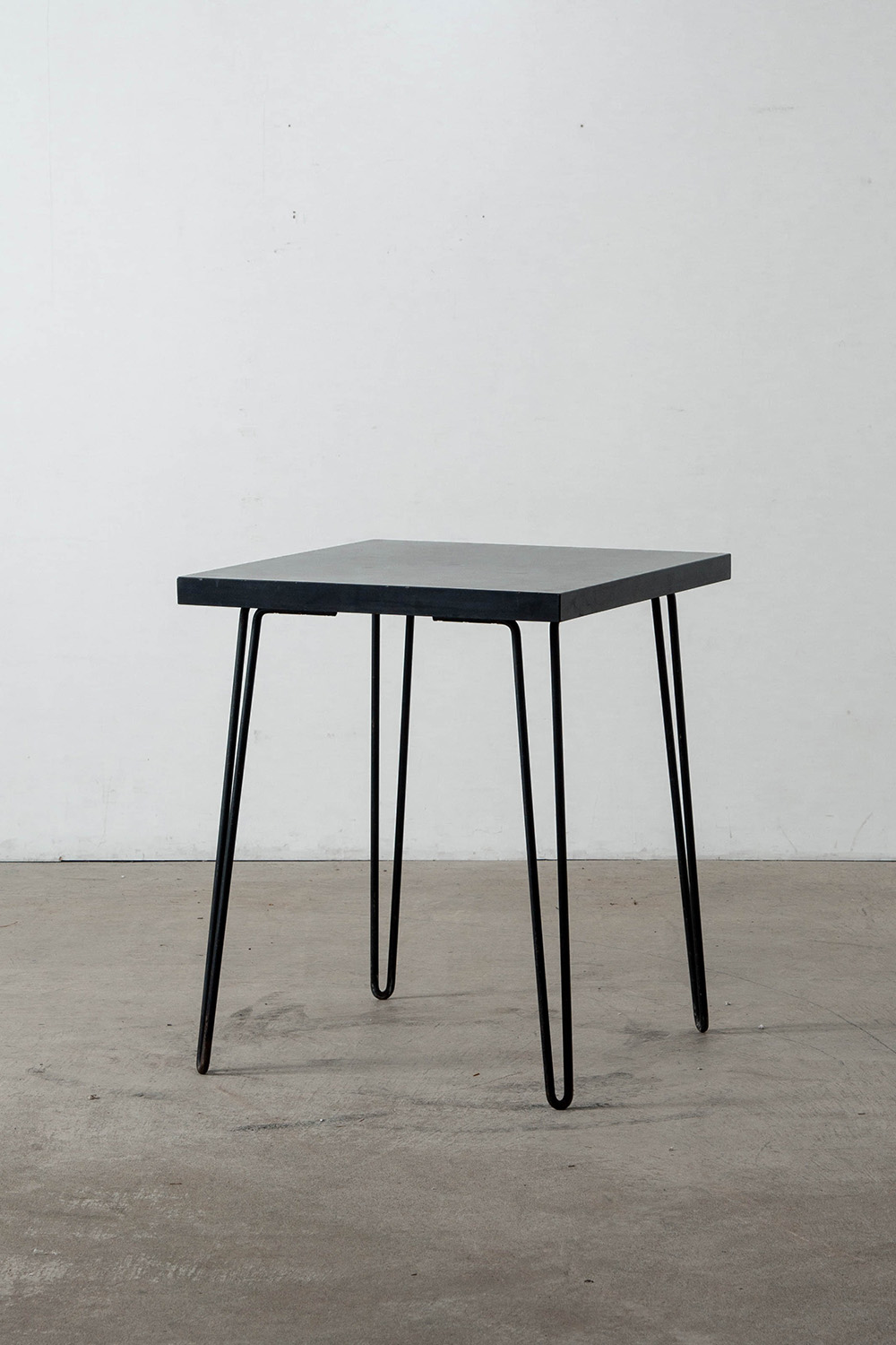 Side Table in Wood and Steel