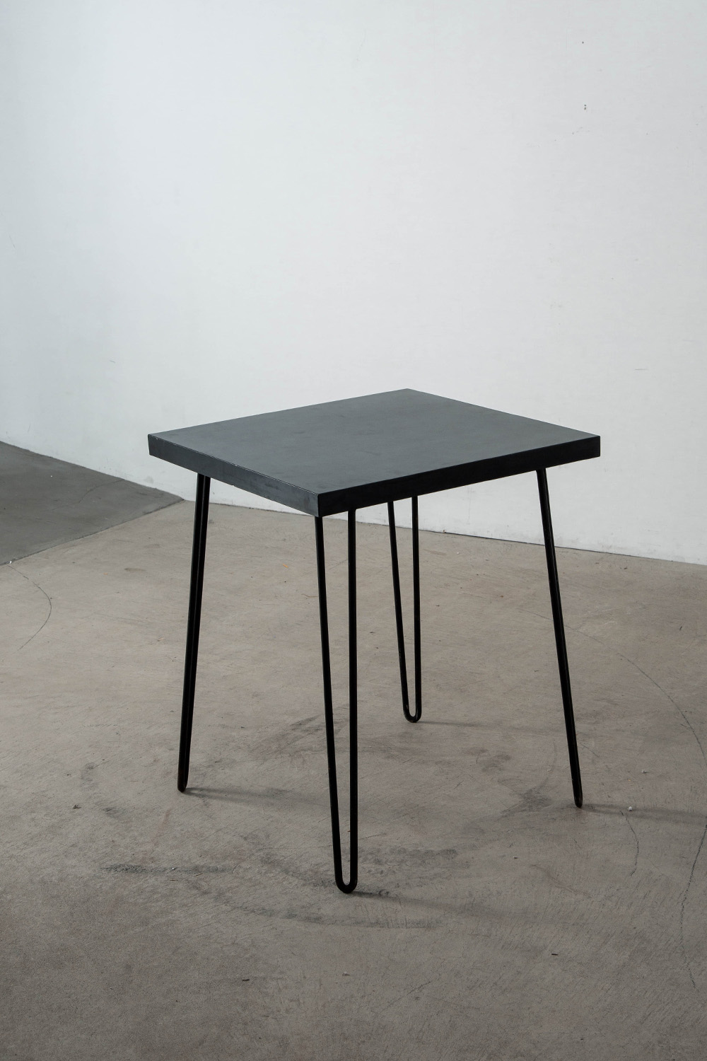 Side Table in Wood and Steel