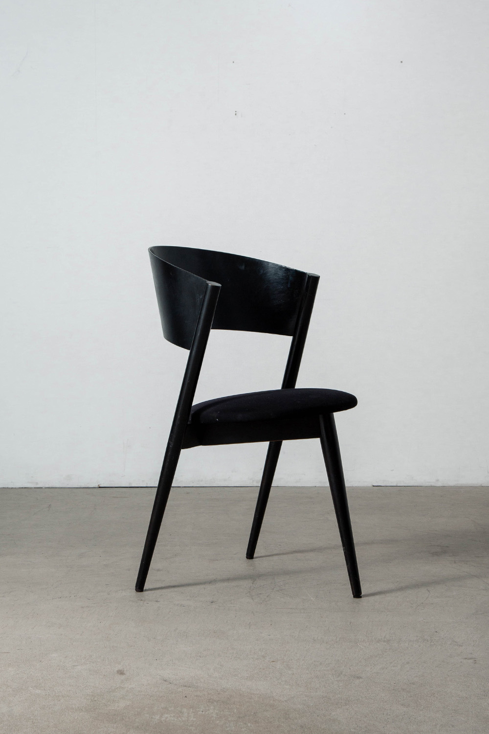 ‘Divina’ Chair by Pete Sans in Wood and Fabric