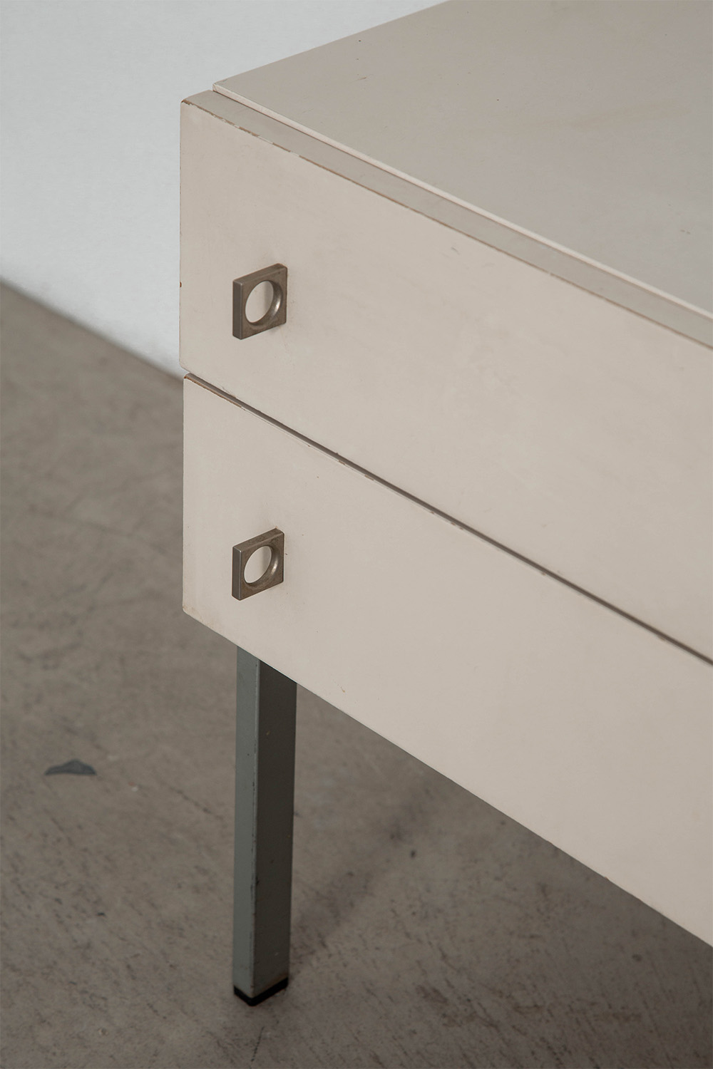 Side Chest for Brasilia Werk in Wood and Metal