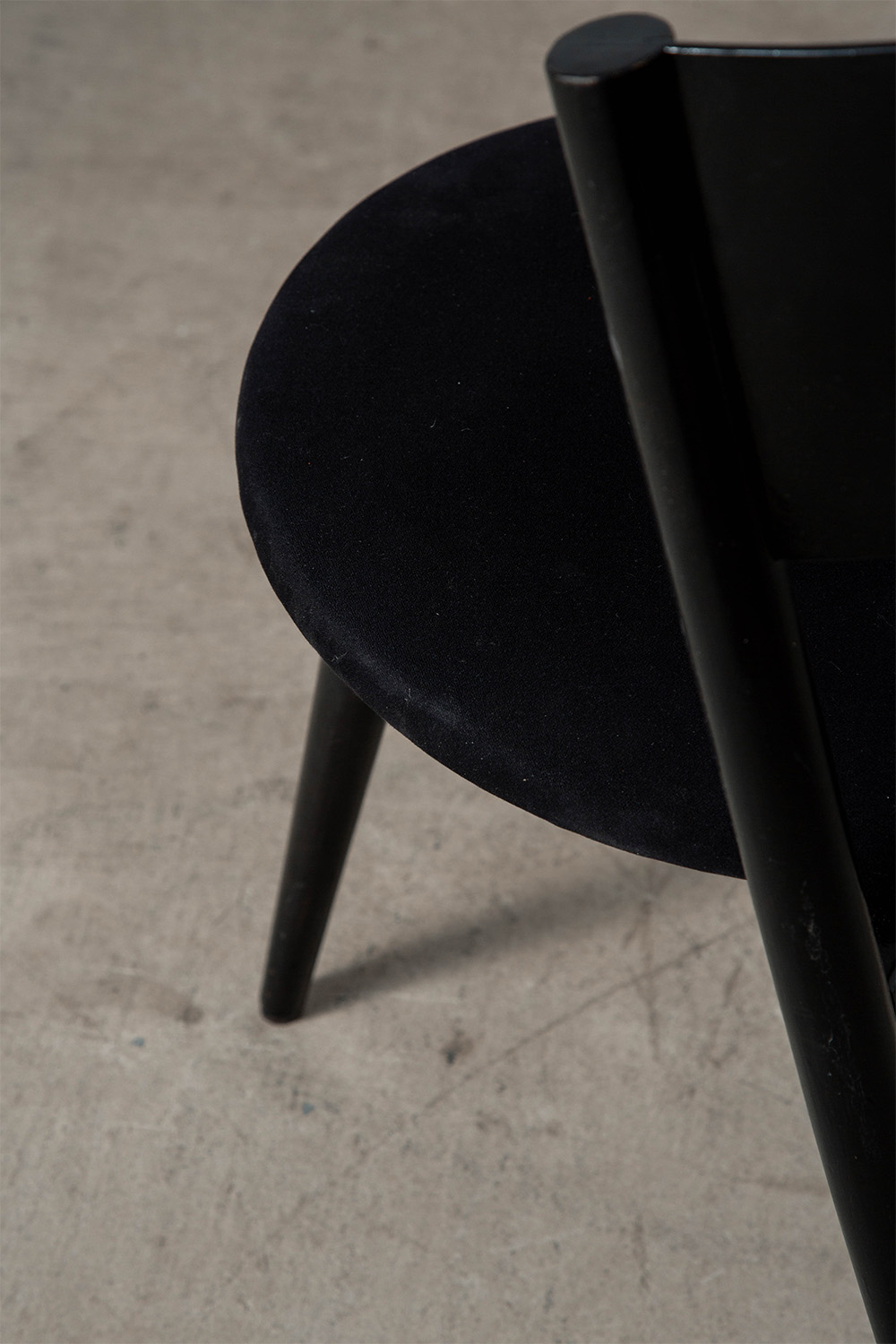 ‘Divina’ Chair by Pete Sans in Wood and Fabric