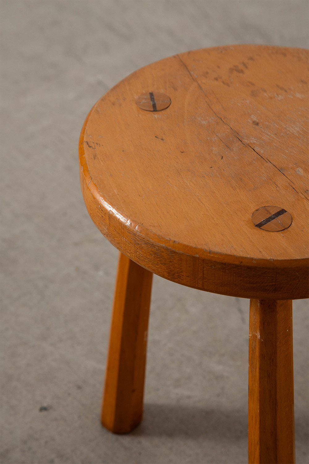 Vintage Stool in Pine