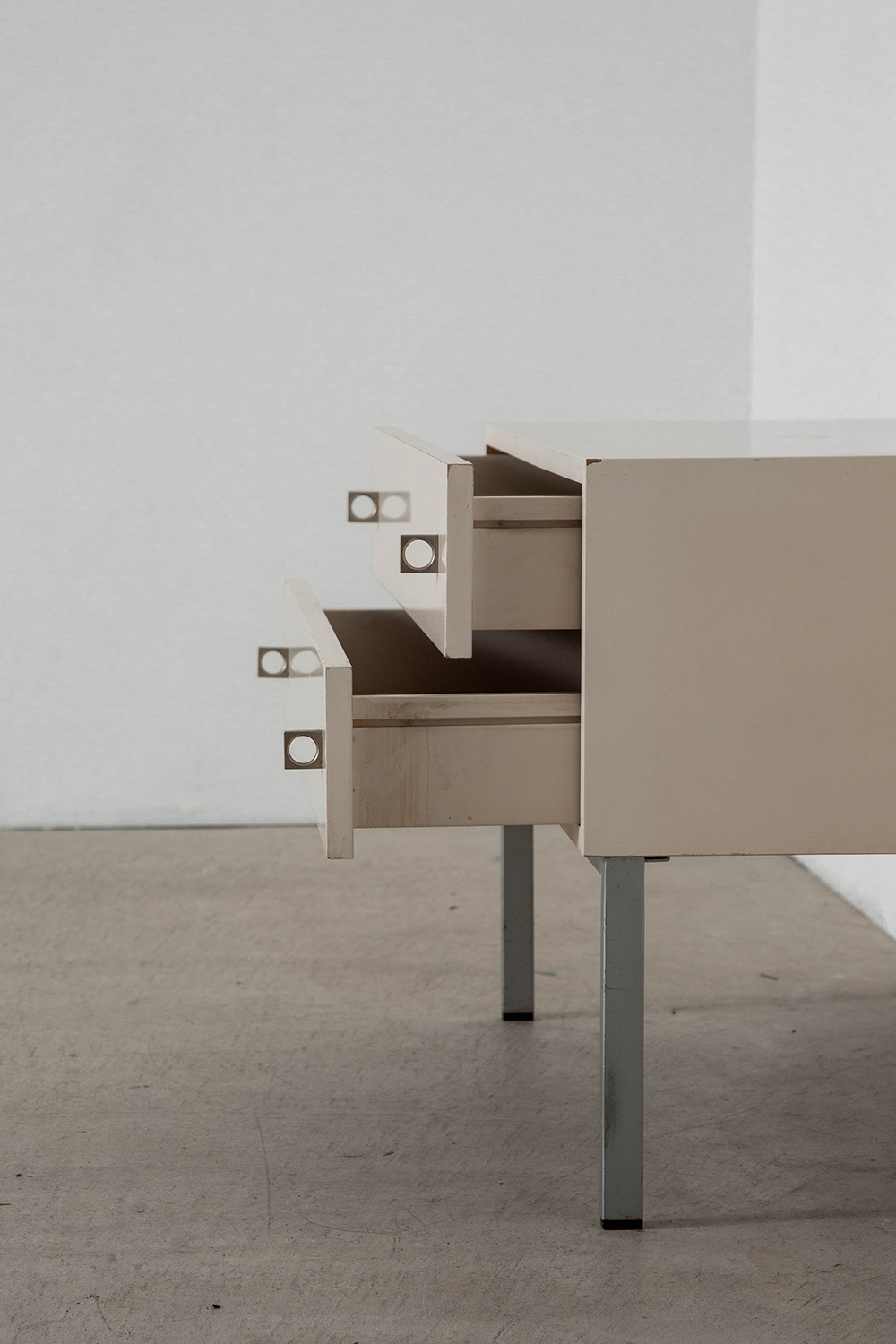 Side Chest for Brasilia Werk in Wood and Metal