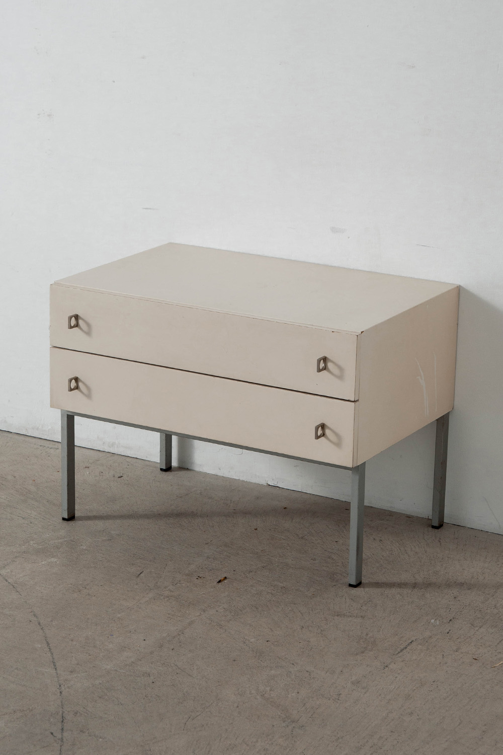 Side Chest for Brasilia Werk in Wood and Metal