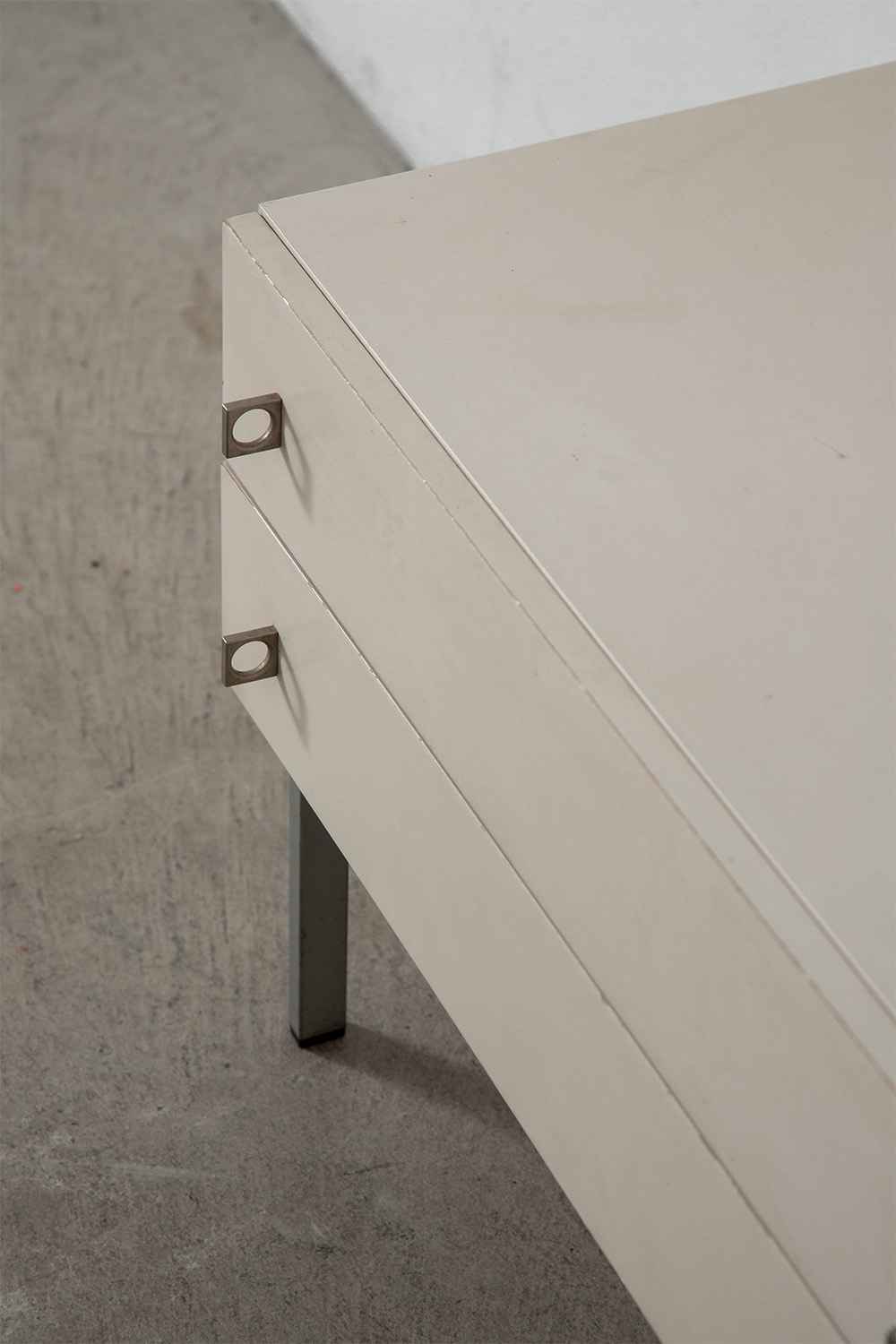 Side Chest for Brasilia Werk in Wood and Metal