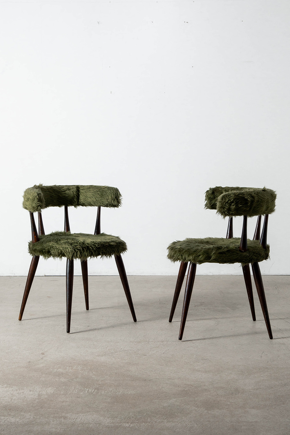 Dining Chiar in Wood and Fabric