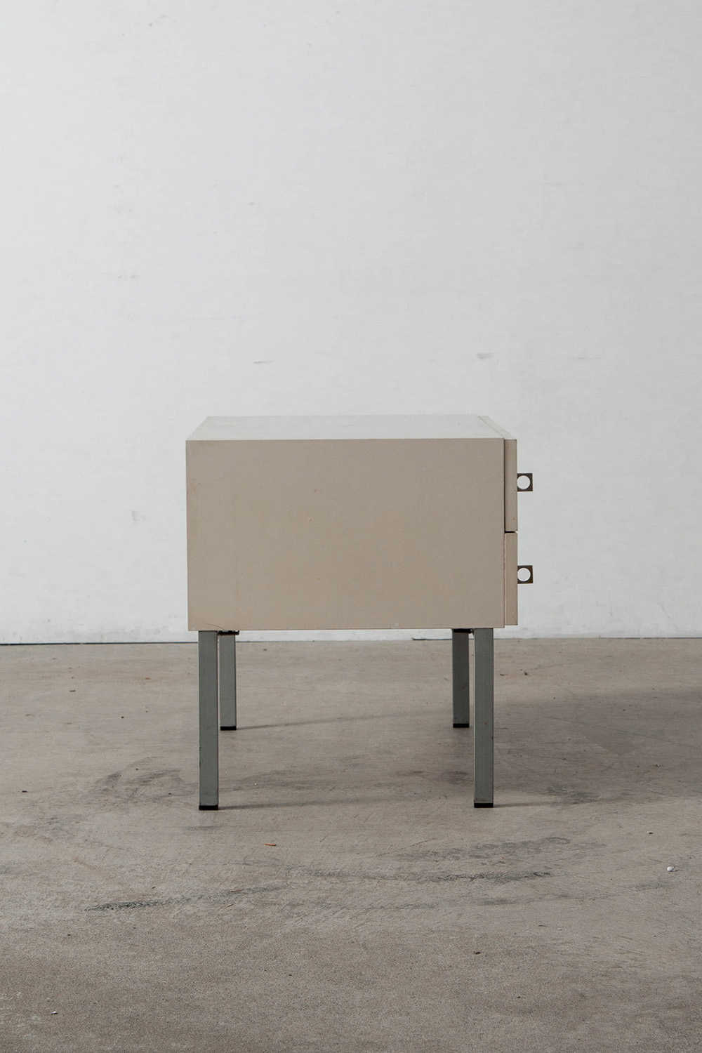 Side Chest for Brasilia Werk in Wood and Metal