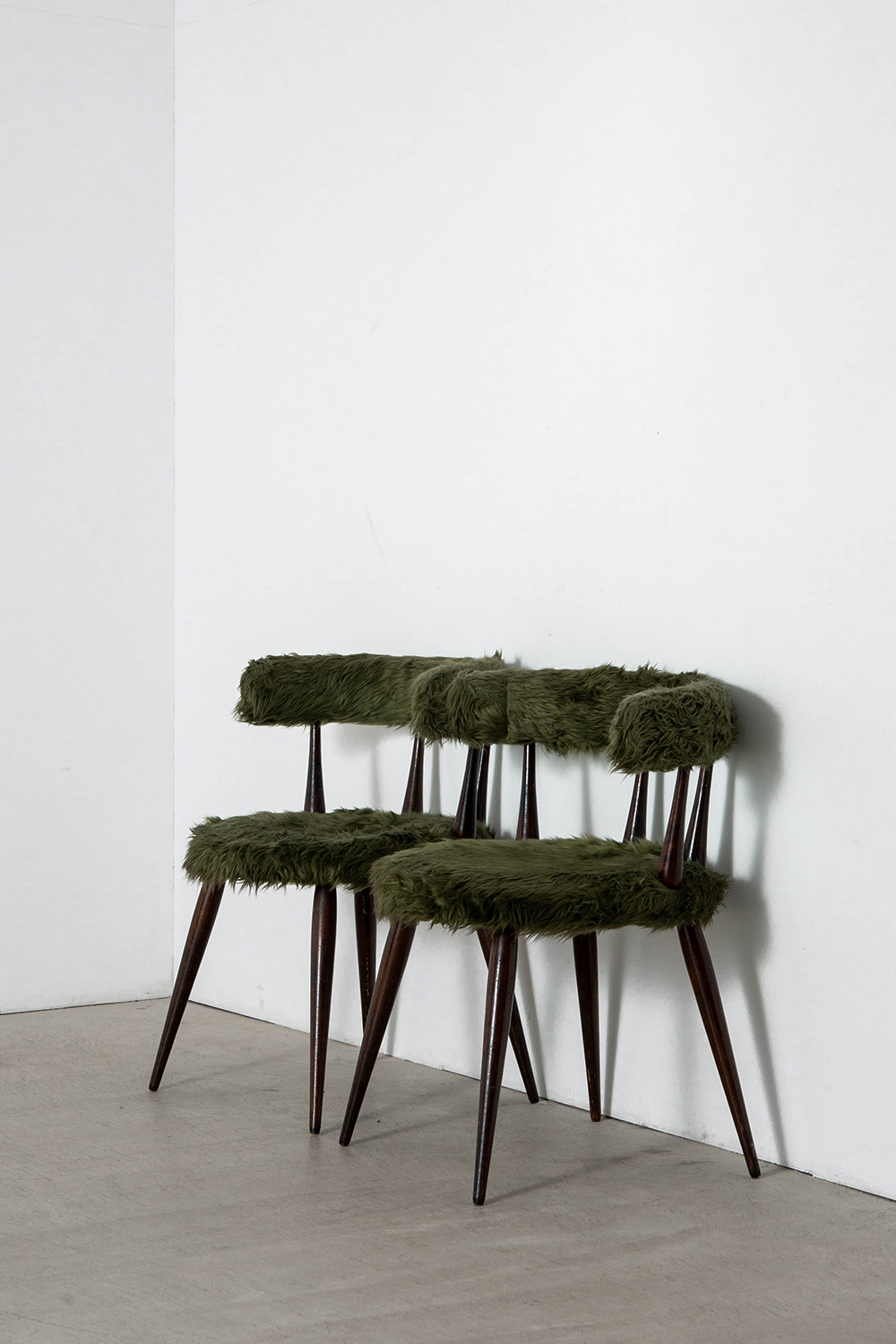 Dining Chiar in Wood and Fabric