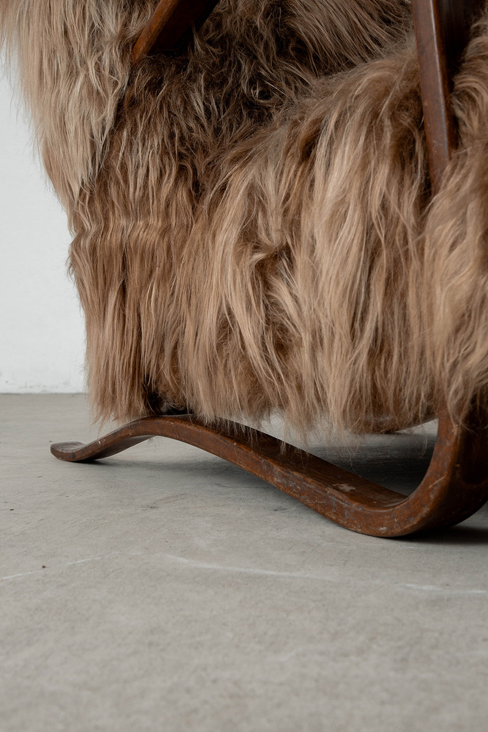 ‘H269’ Lounge Chair Set by Jindrich Halabala for UP Závody in Beech and Sheepskin