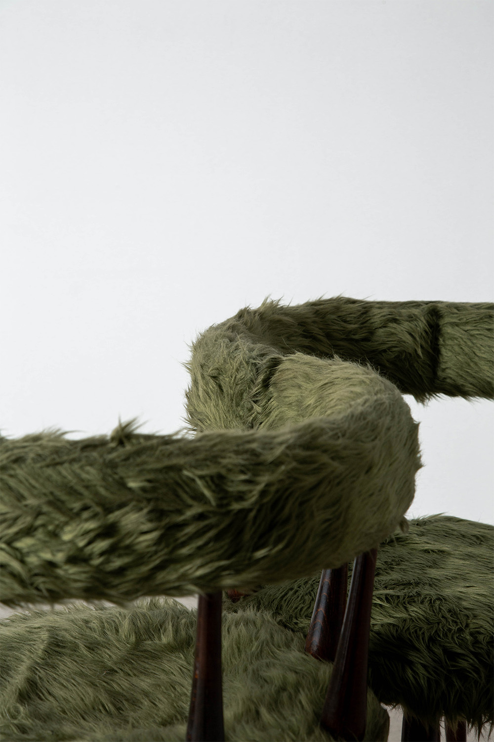 Dining Chiar in Wood and Fabric