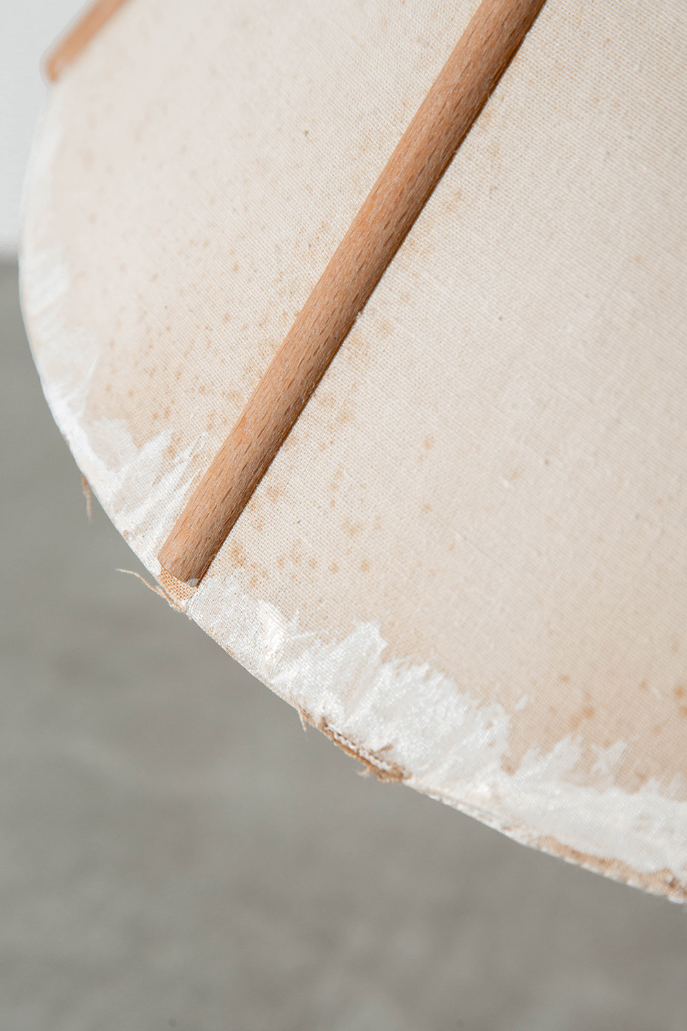 Table Lamp by Jan Wickelgren for Aneta in Wood and Fabric