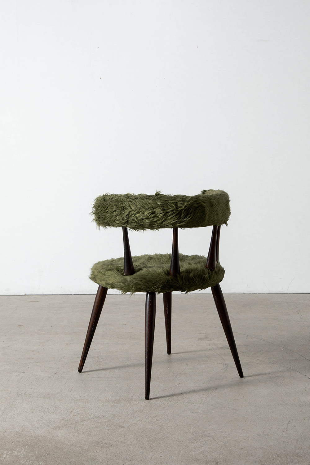 Dining Chiar in Wood and Fabric