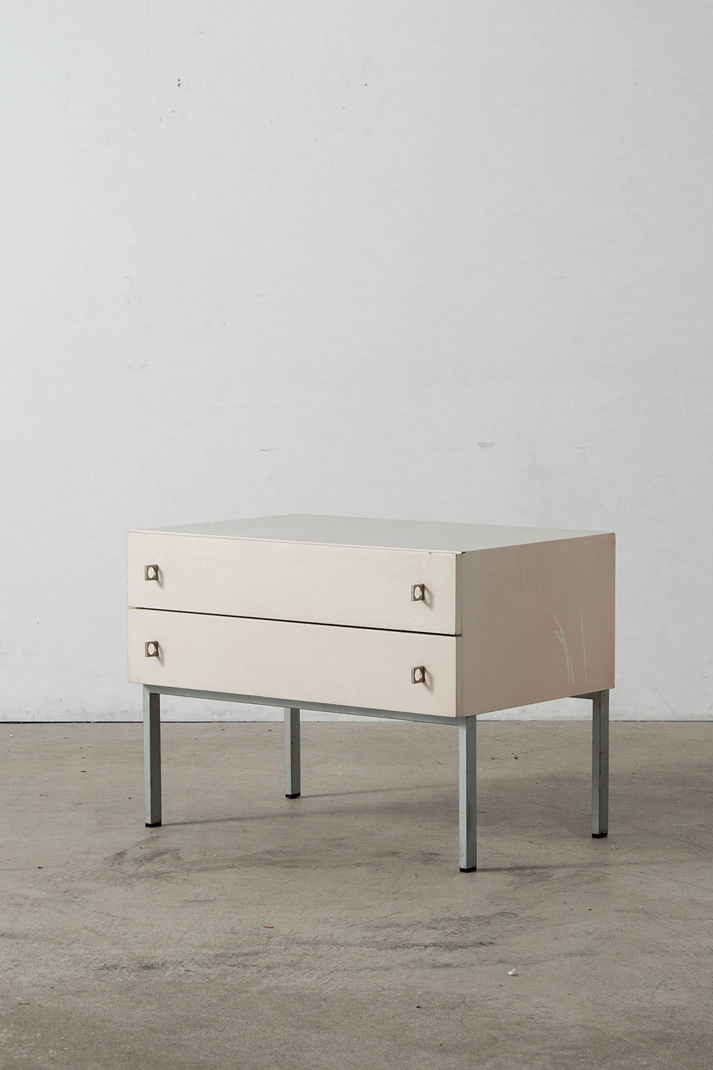 Side Chest for Brasilia Werk in Wood and Metal