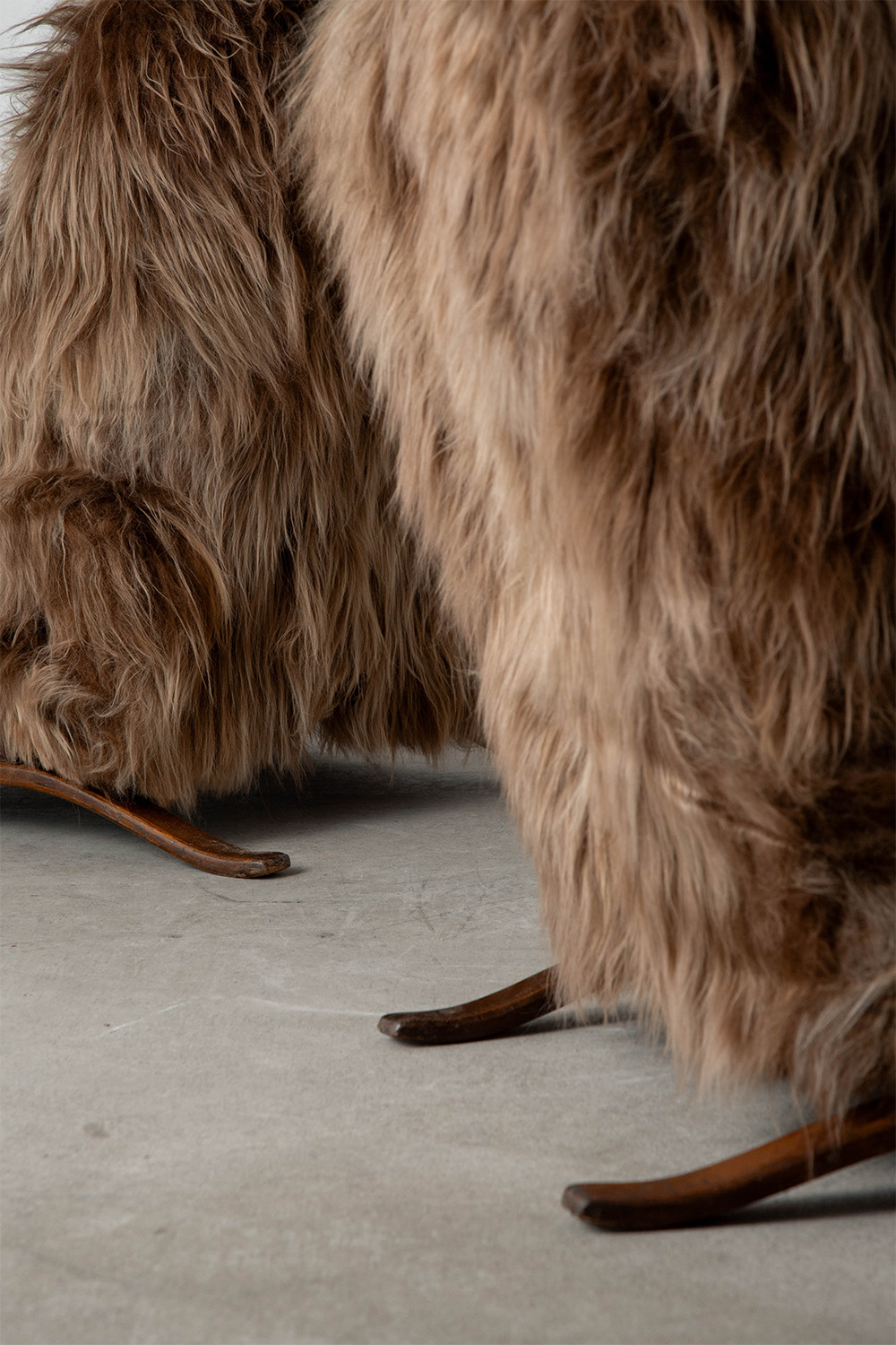 ‘H269’ Lounge Chair Set by Jindrich Halabala for UP Závody in Beech and Sheepskin