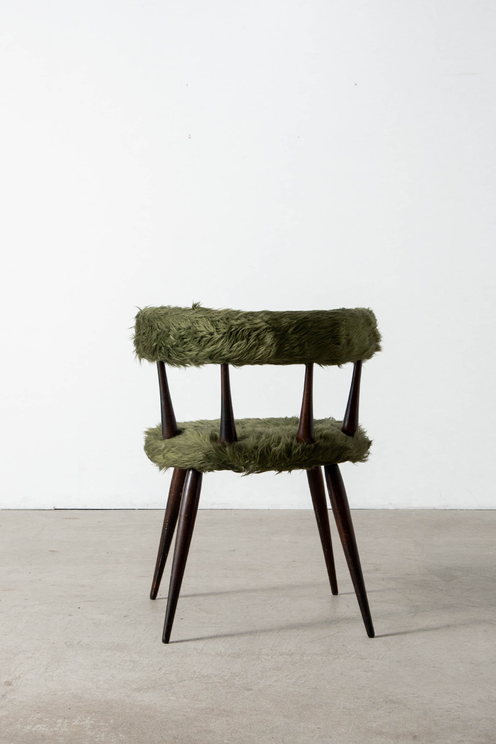 Dining Chiar in Wood and Fabric