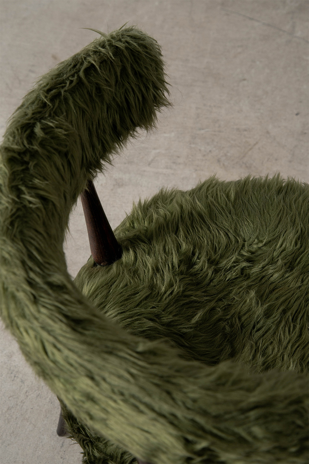 Dining Chiar in Wood and Fabric