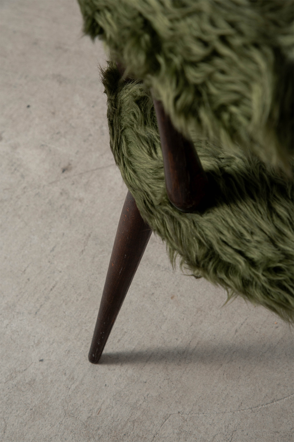 Dining Chiar in Wood and Fabric