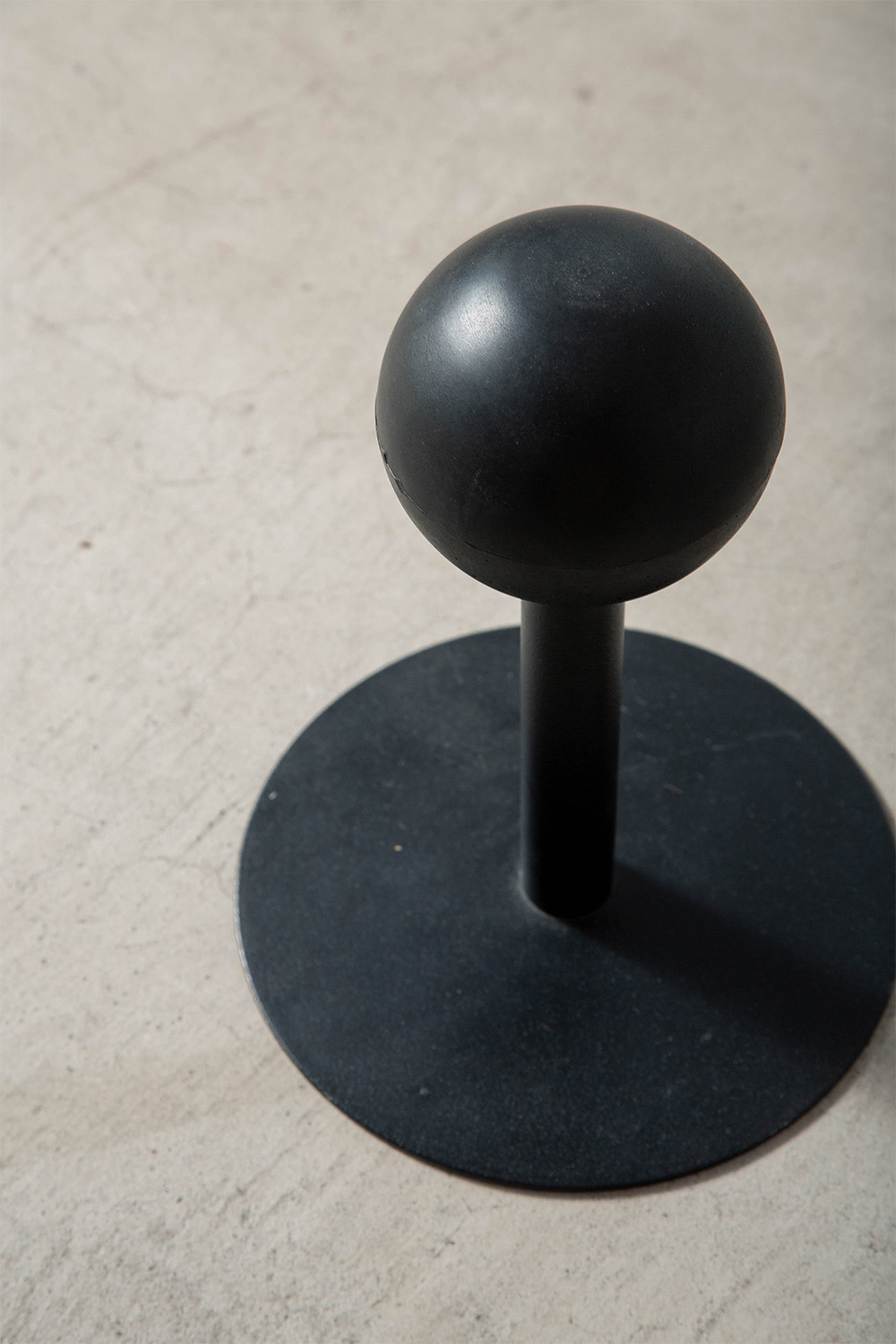 ‘Pepper Young’ Coffee Table by Philippe Starck for Disform in Glass , Enameled Steel and Polyurethane Foam