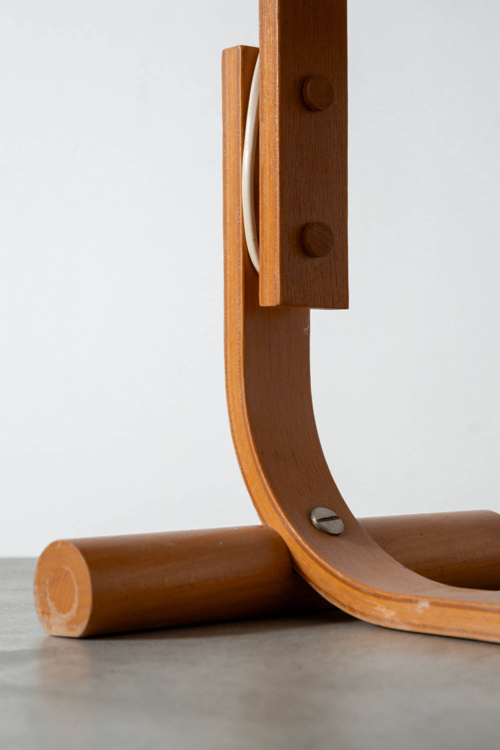 Table Lamp by Jan Wickelgren for Aneta in Wood and Fabric