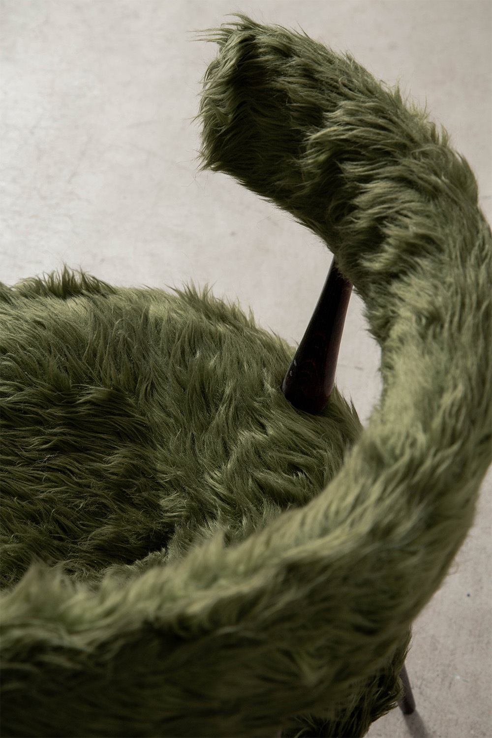 Dining Chiar in Wood and Fabric