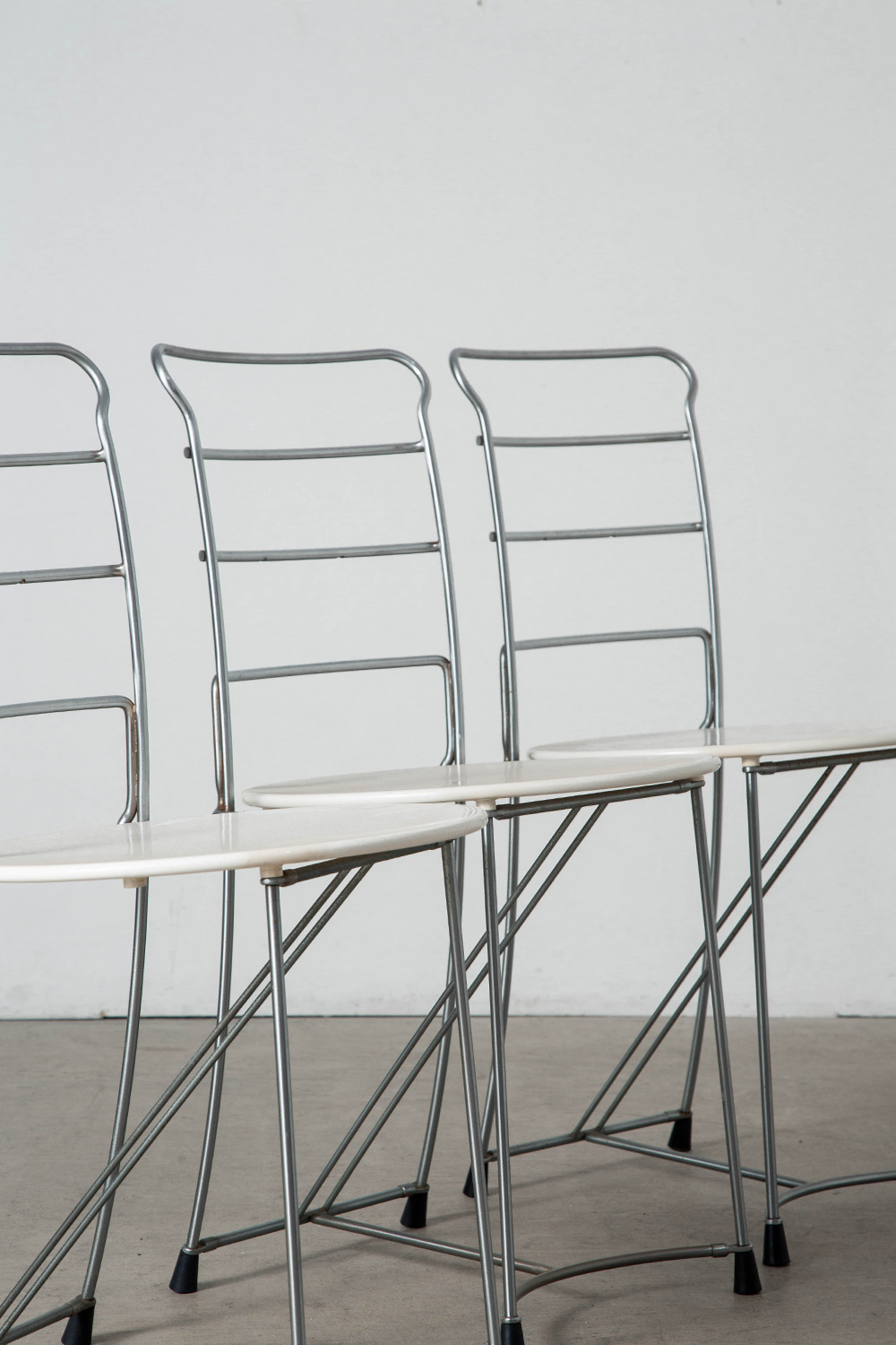 ‘Eridiana’ Chair by Antonio Citterio for Xilitalia in Wood and Chrome