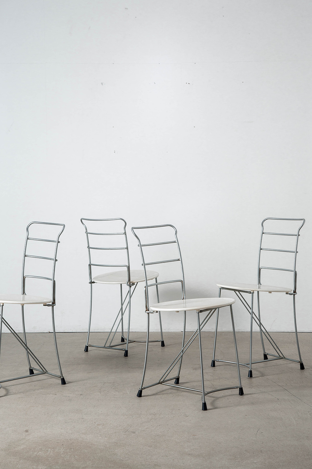 ‘Eridiana’ Chair by Antonio Citterio for Xilitalia in Wood and Chrome