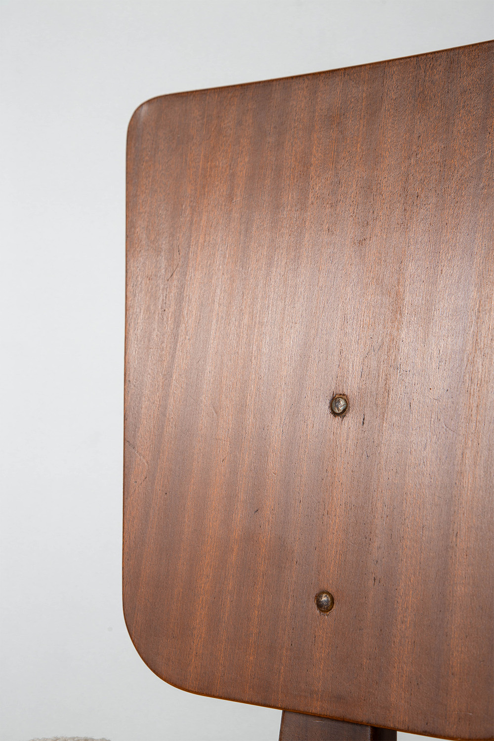 Dining Chair by André Sornay for Sornay Meubles in Wood and Fabric