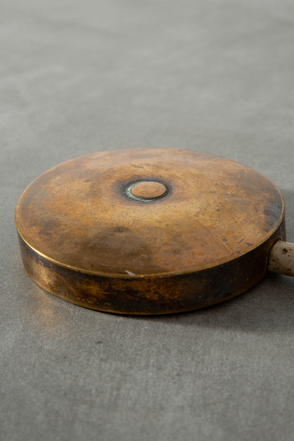 Model 450 Table Lamp for Jumo in Steel and Brass