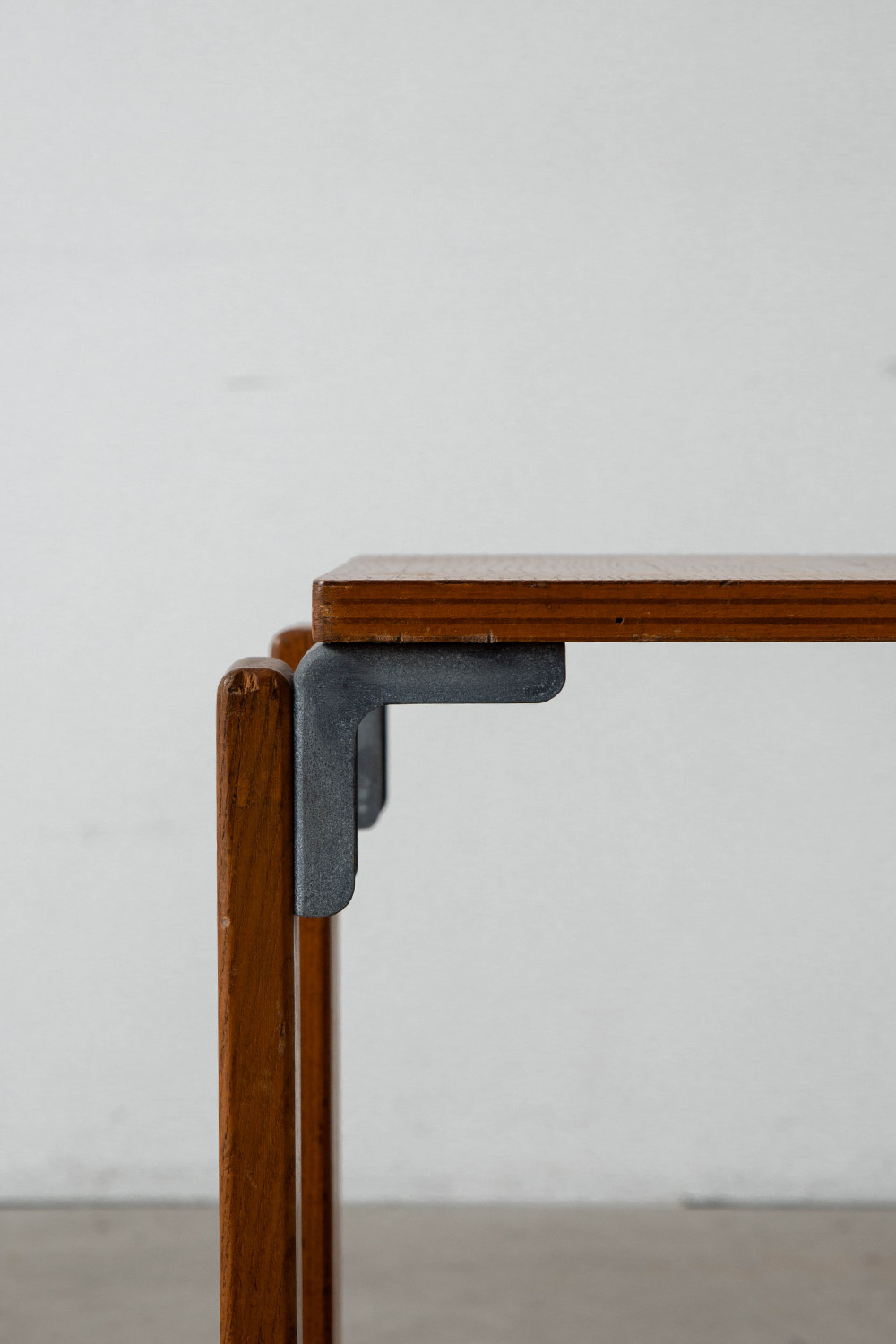 Dining Chair by George Candilis and Anja Blomstedt for Les Carrats in Aluminium and Birch , Ash