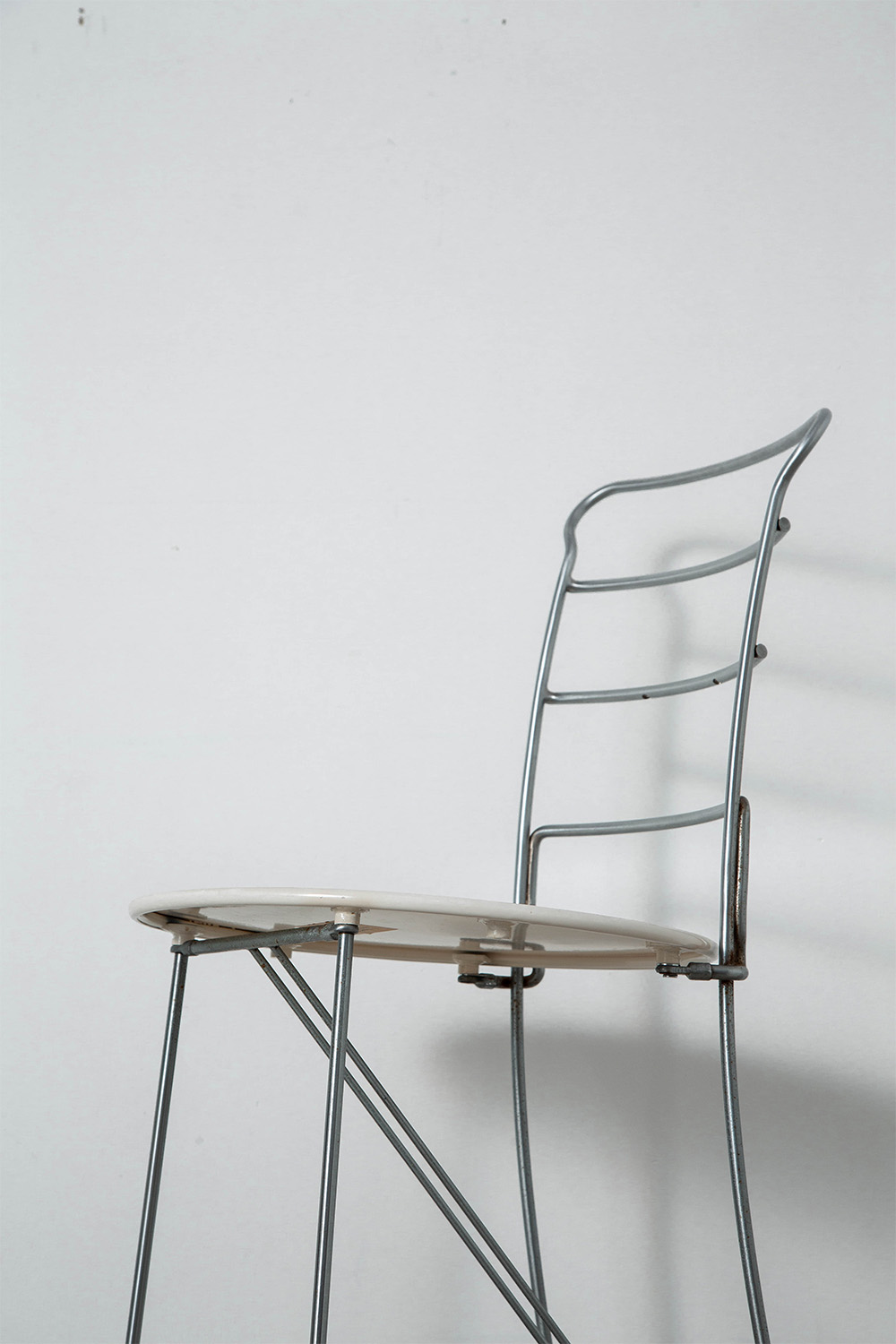 ‘Eridiana’ Chair by Antonio Citterio for Xilitalia in Wood and Chrome