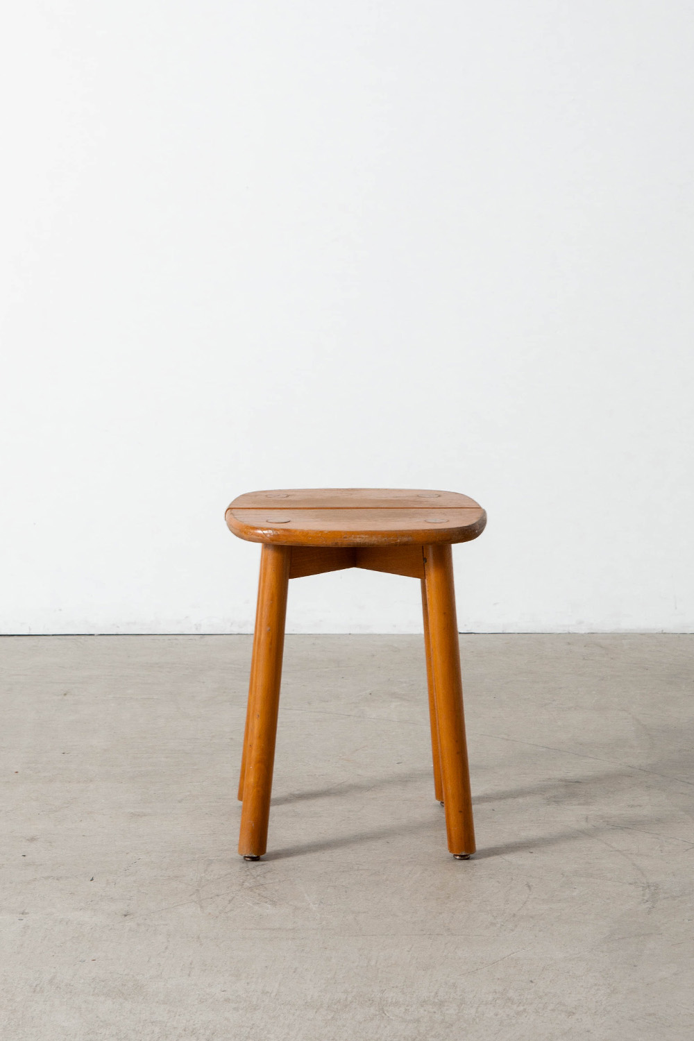 ‘Grain de Cafe’ Stool by Pierre Gautier-Delaye in Beech