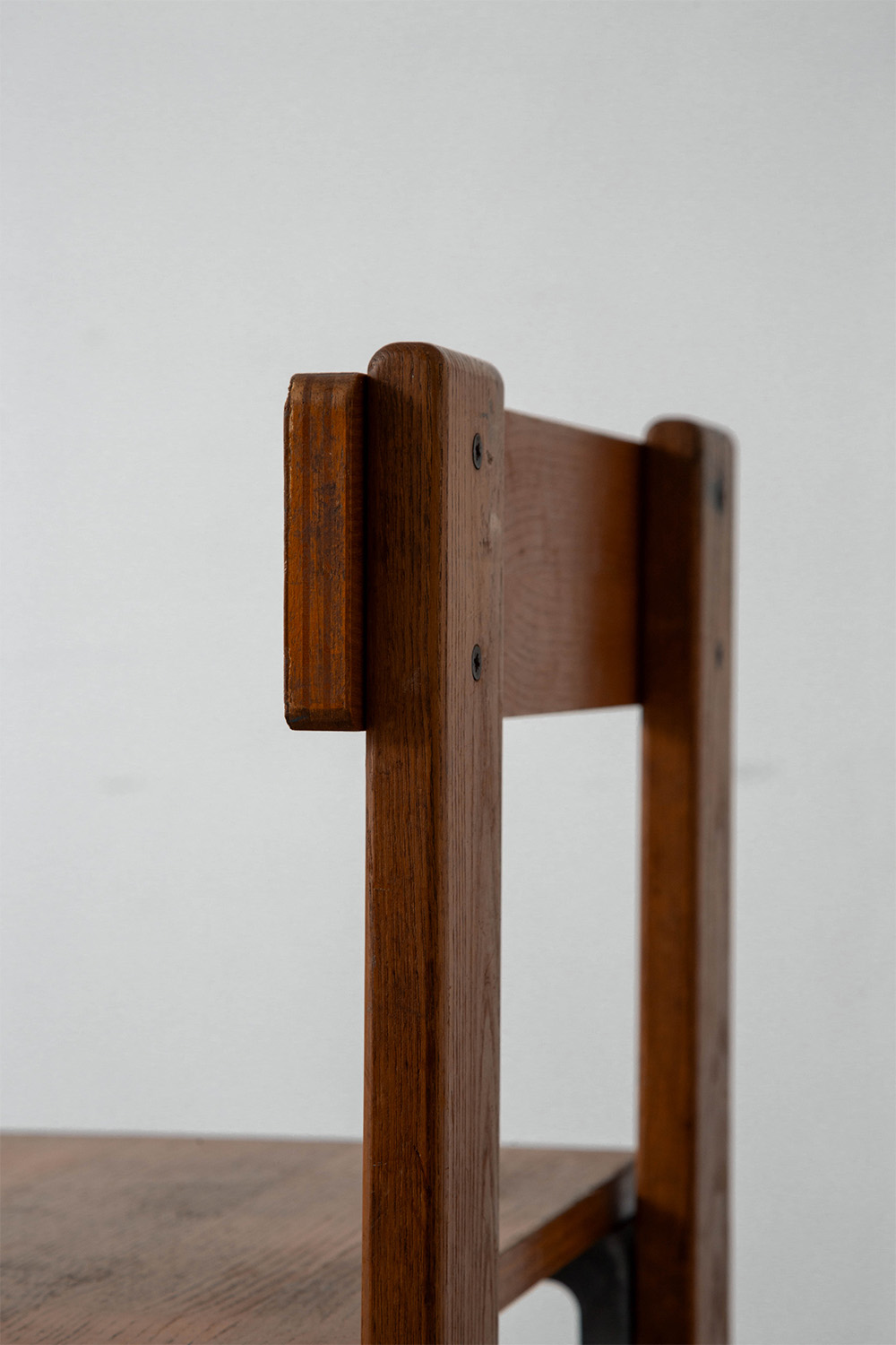 Dining Chair by George Candilis and Anja Blomstedt for Les Carrats in Aluminium and Birch , Ash