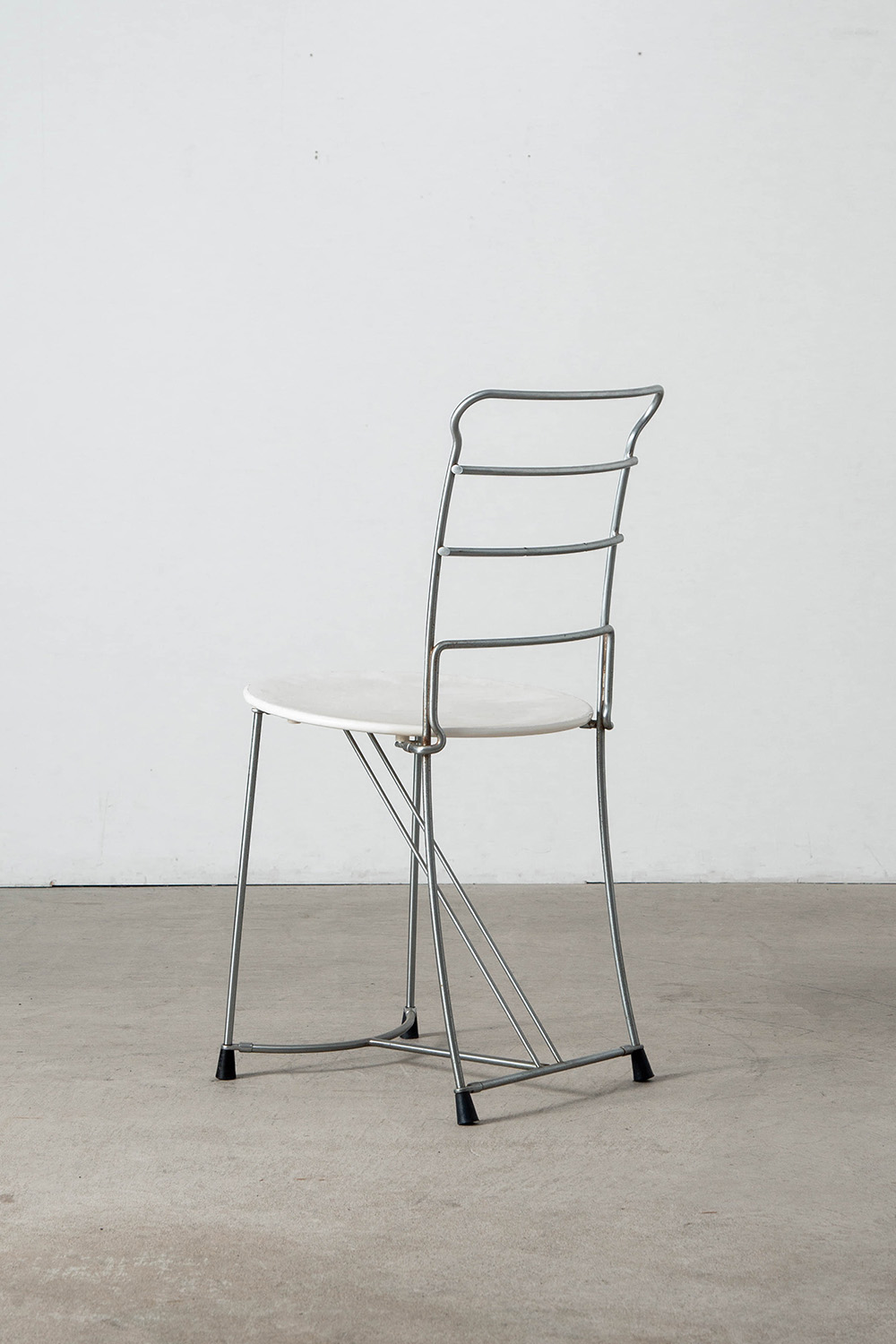 ‘Eridiana’ Chair by Antonio Citterio for Xilitalia in Wood and Chrome