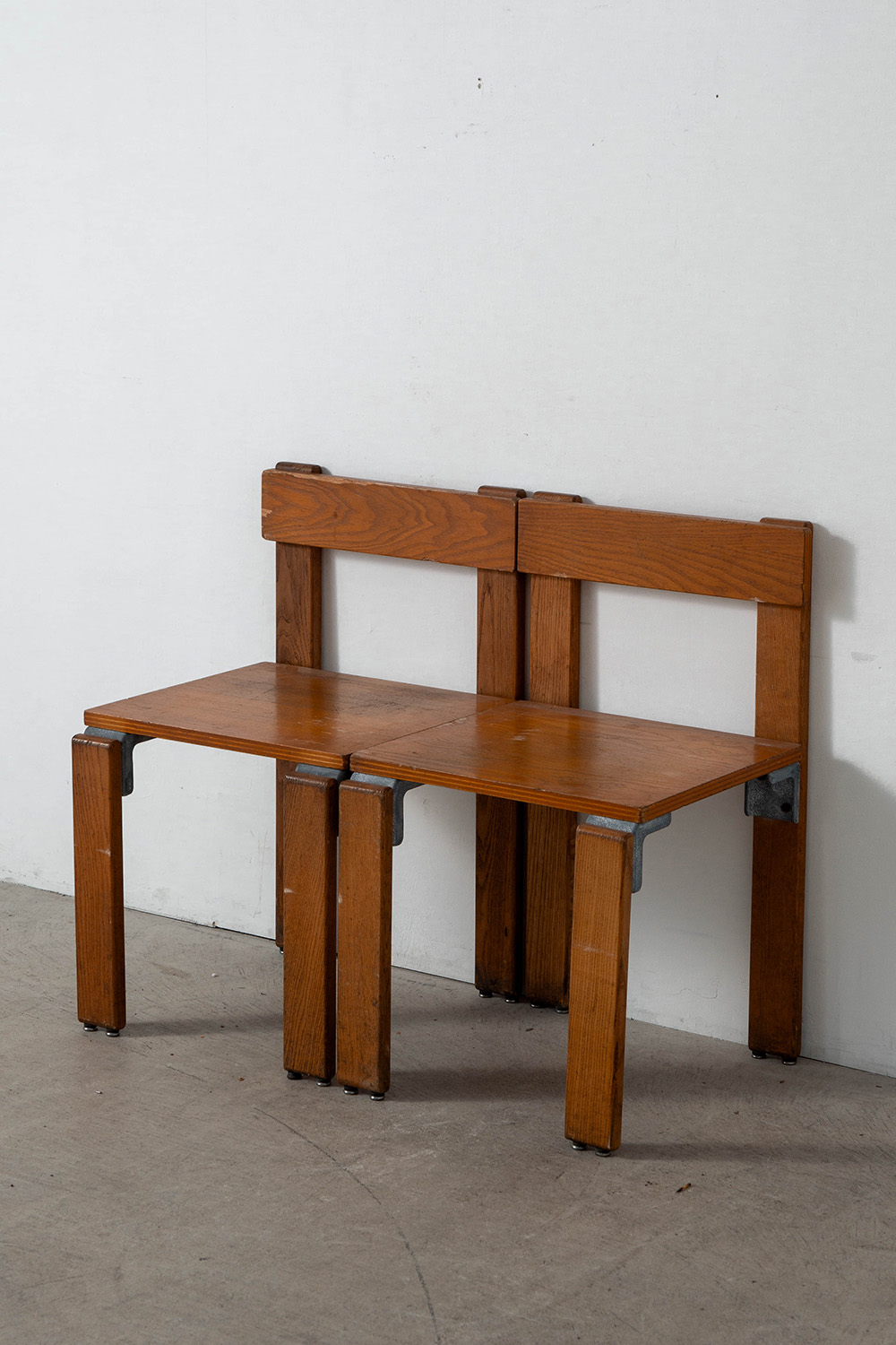 Dining Chair by George Candilis and Anja Blomstedt for Les Carrats in Aluminium and Birch , Ash