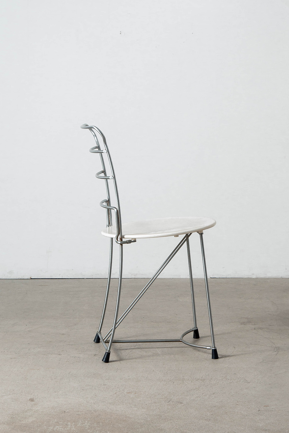 ‘Eridiana’ Chair by Antonio Citterio for Xilitalia in Wood and Chrome