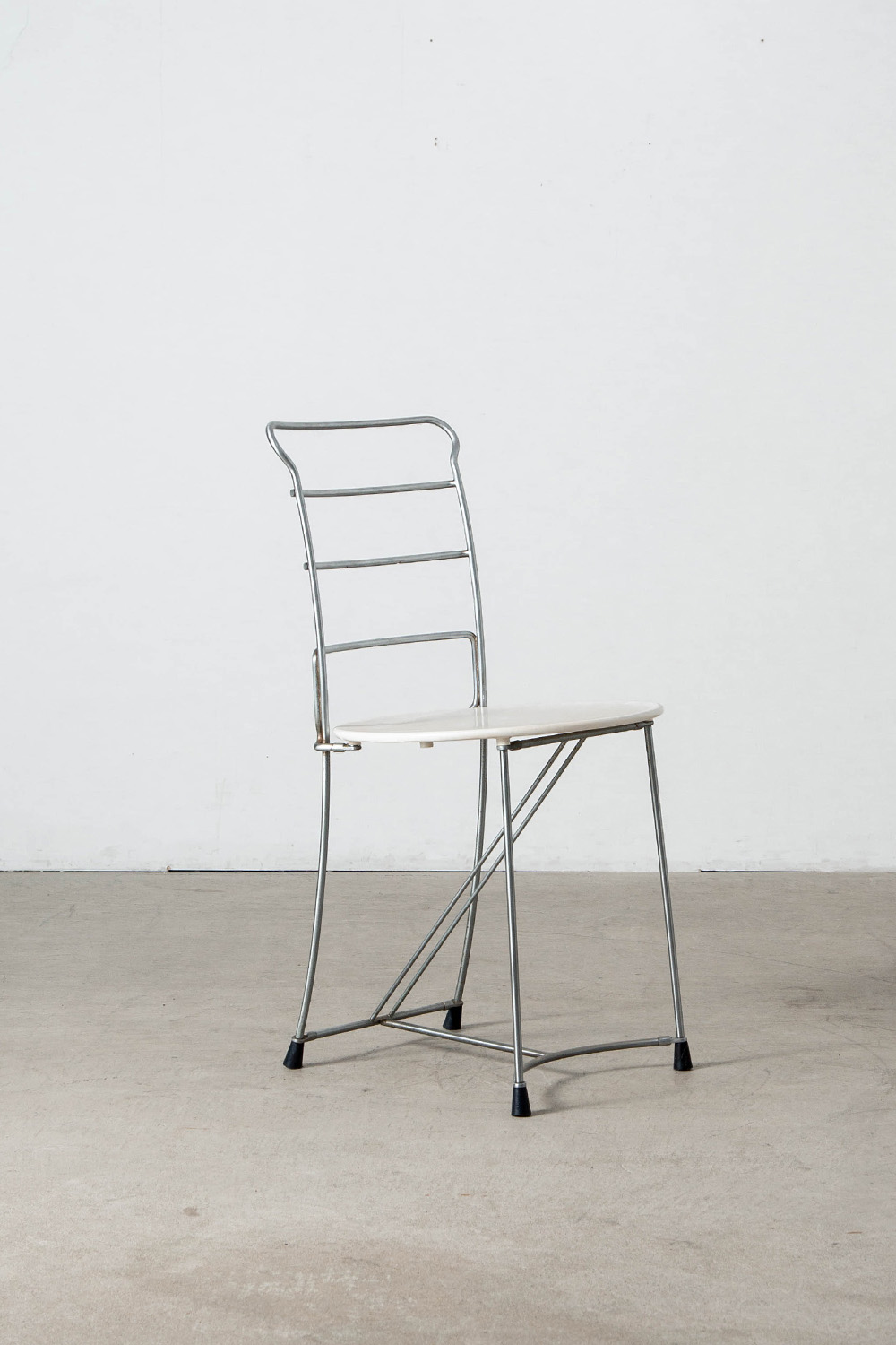 ‘Eridiana’ Chair by Antonio Citterio for Xilitalia in Wood and Chrome