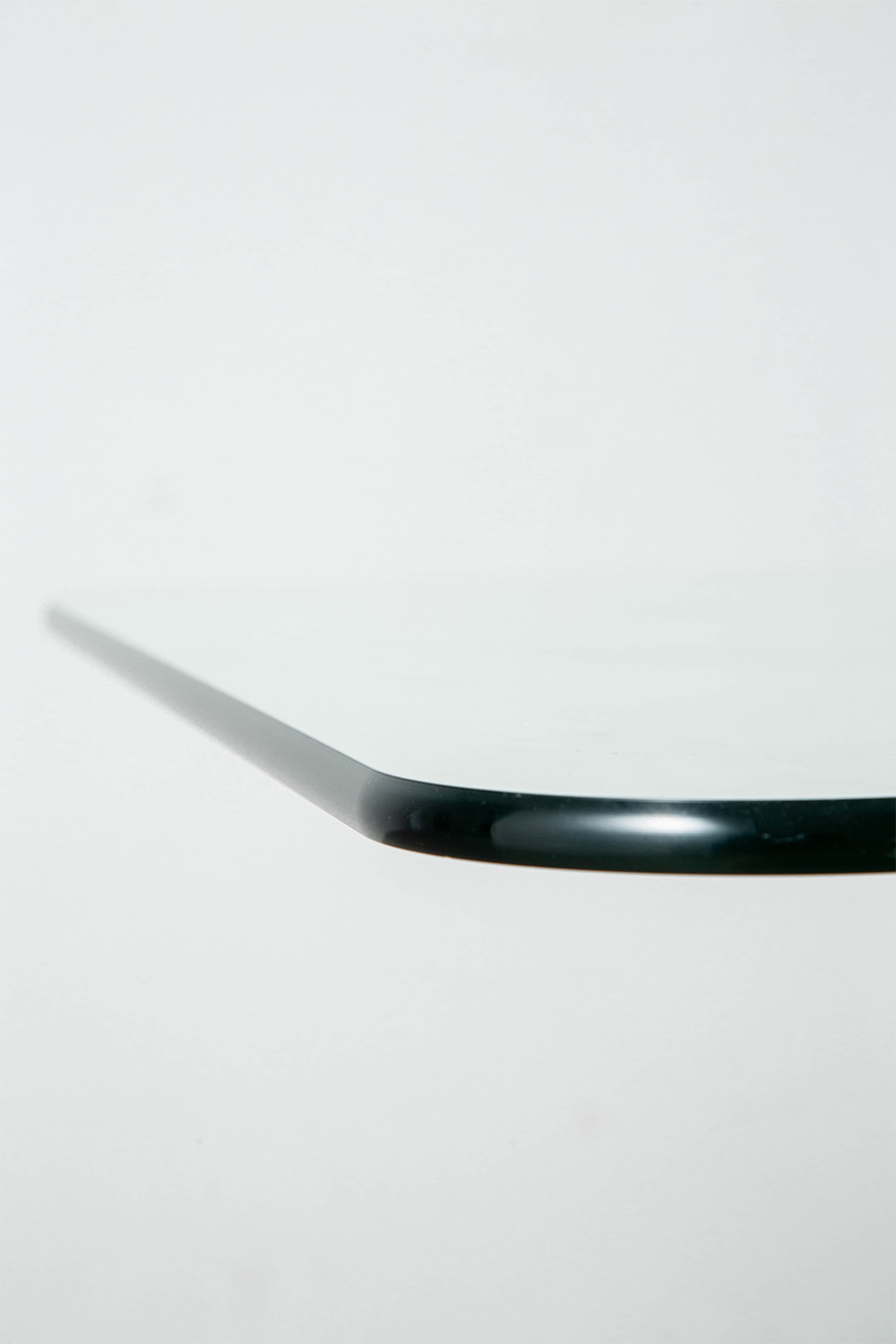 Dining Table in Glass , Travertine and Wood